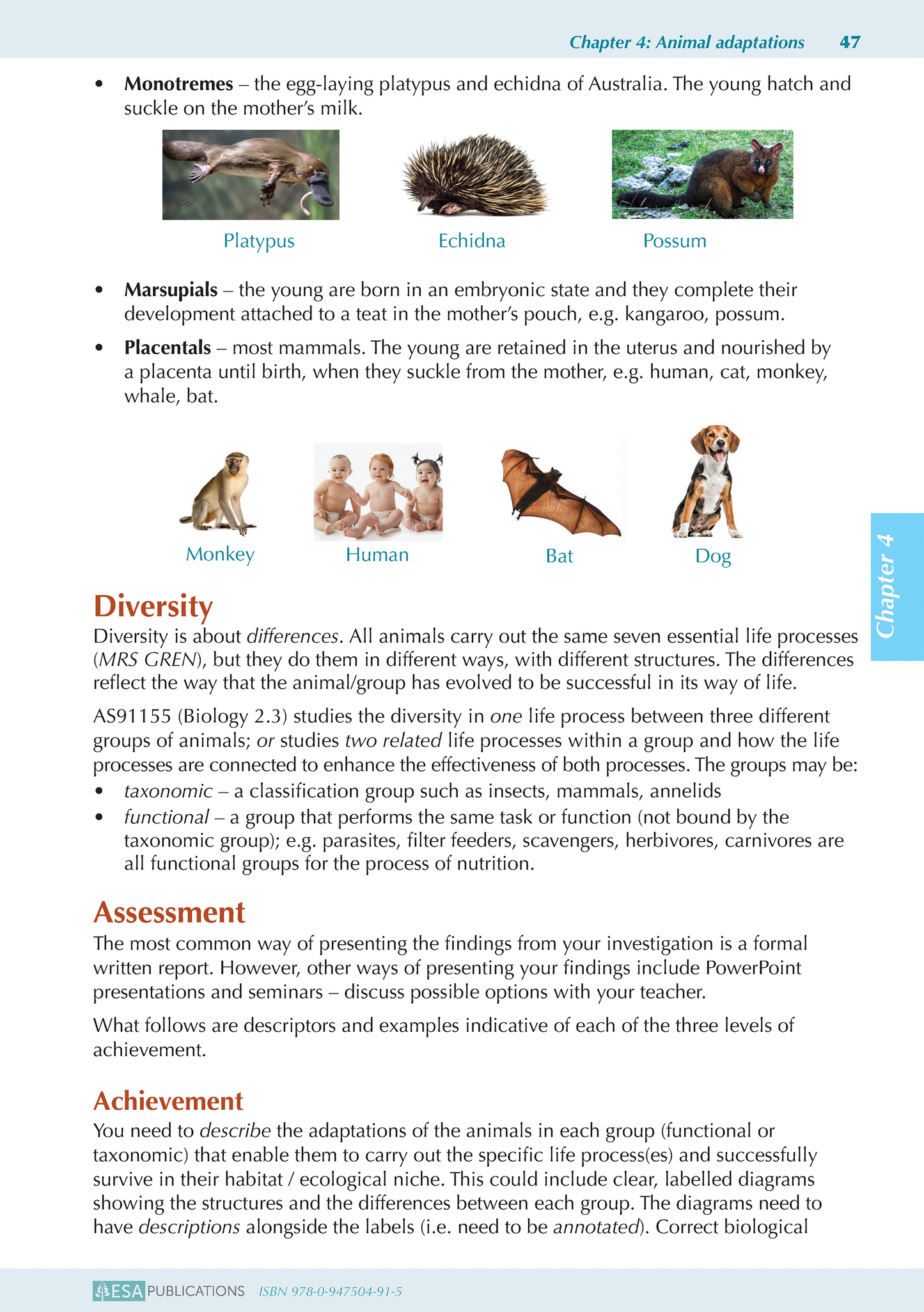 Level 2 Biology ESA Study Guide