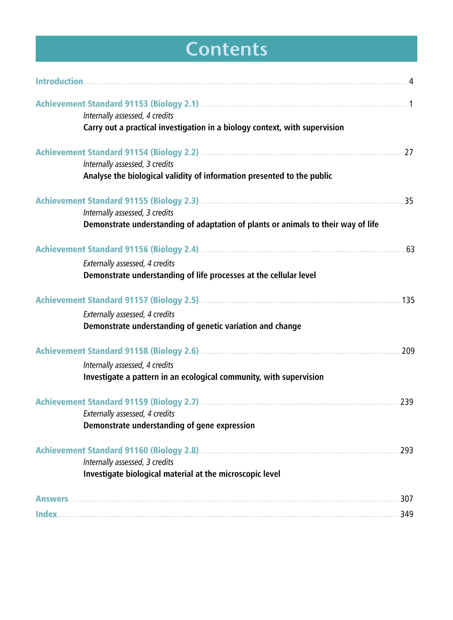 Level 2 Biology Learning Workbook