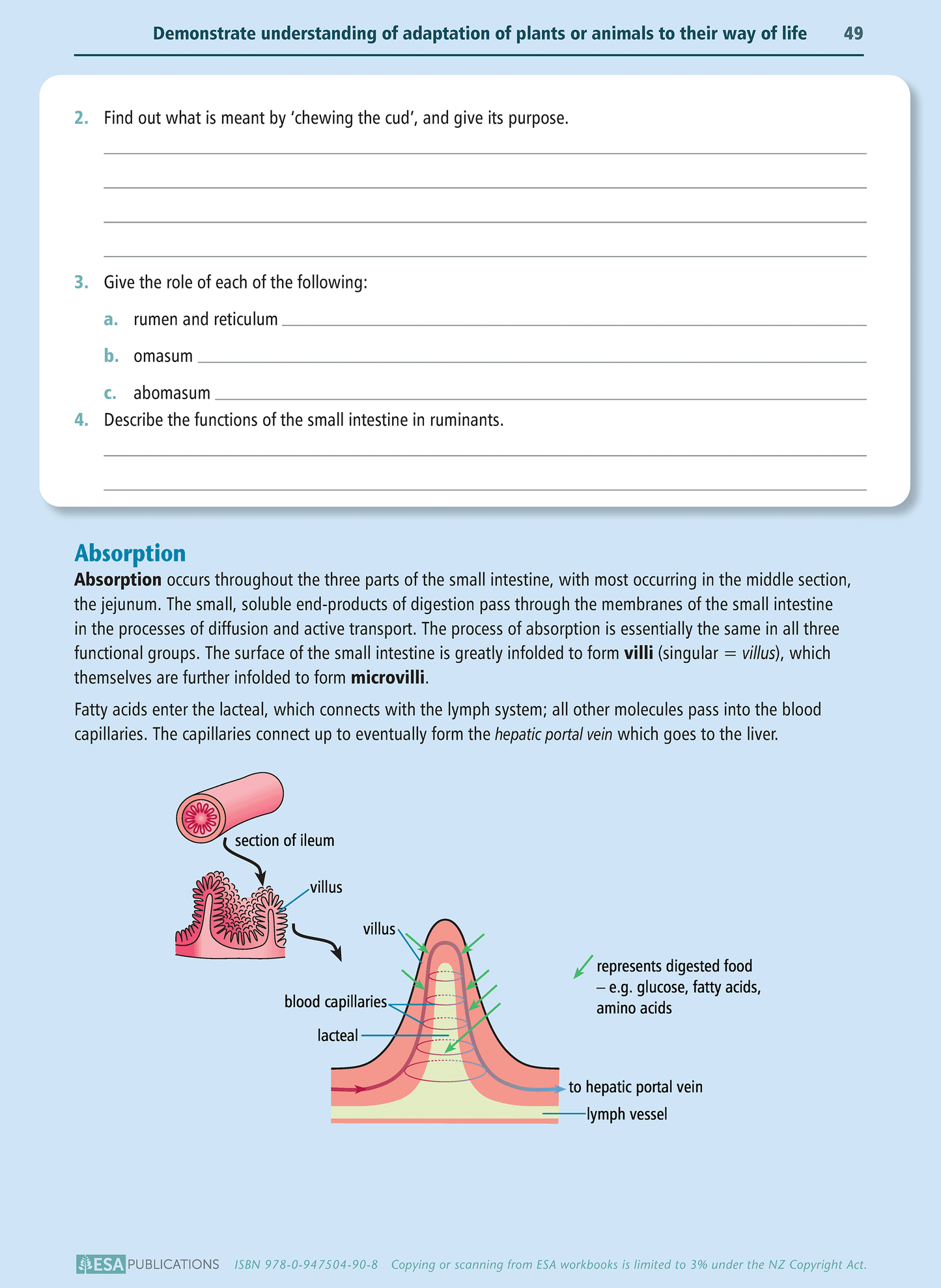 Level 2 Biology Learning Workbook