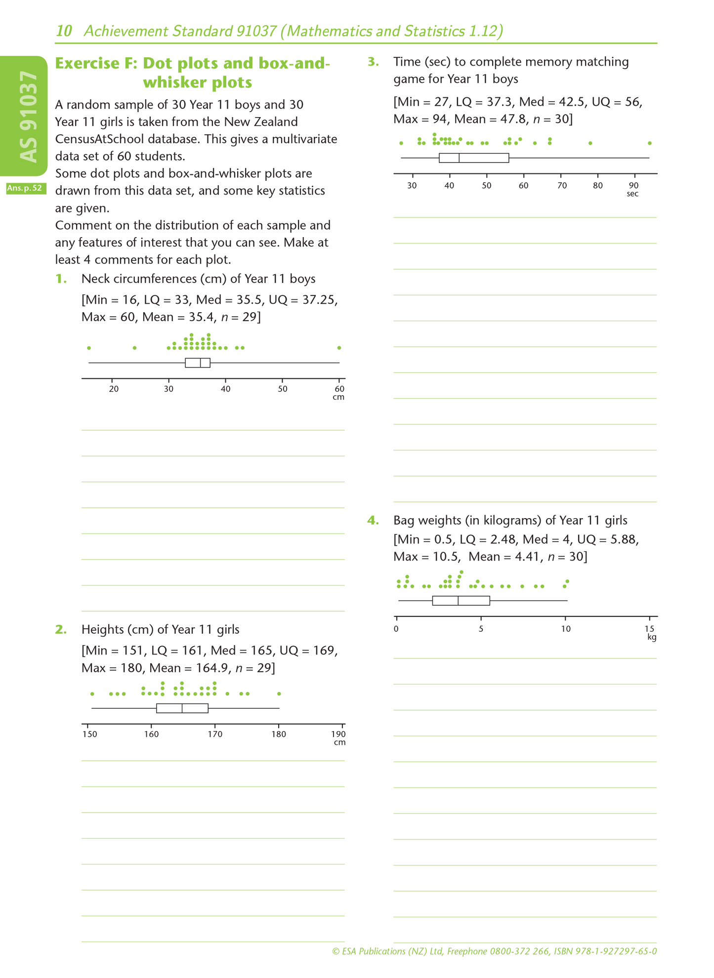 Level 1 Chance and Data 1.12 Learning Workbook