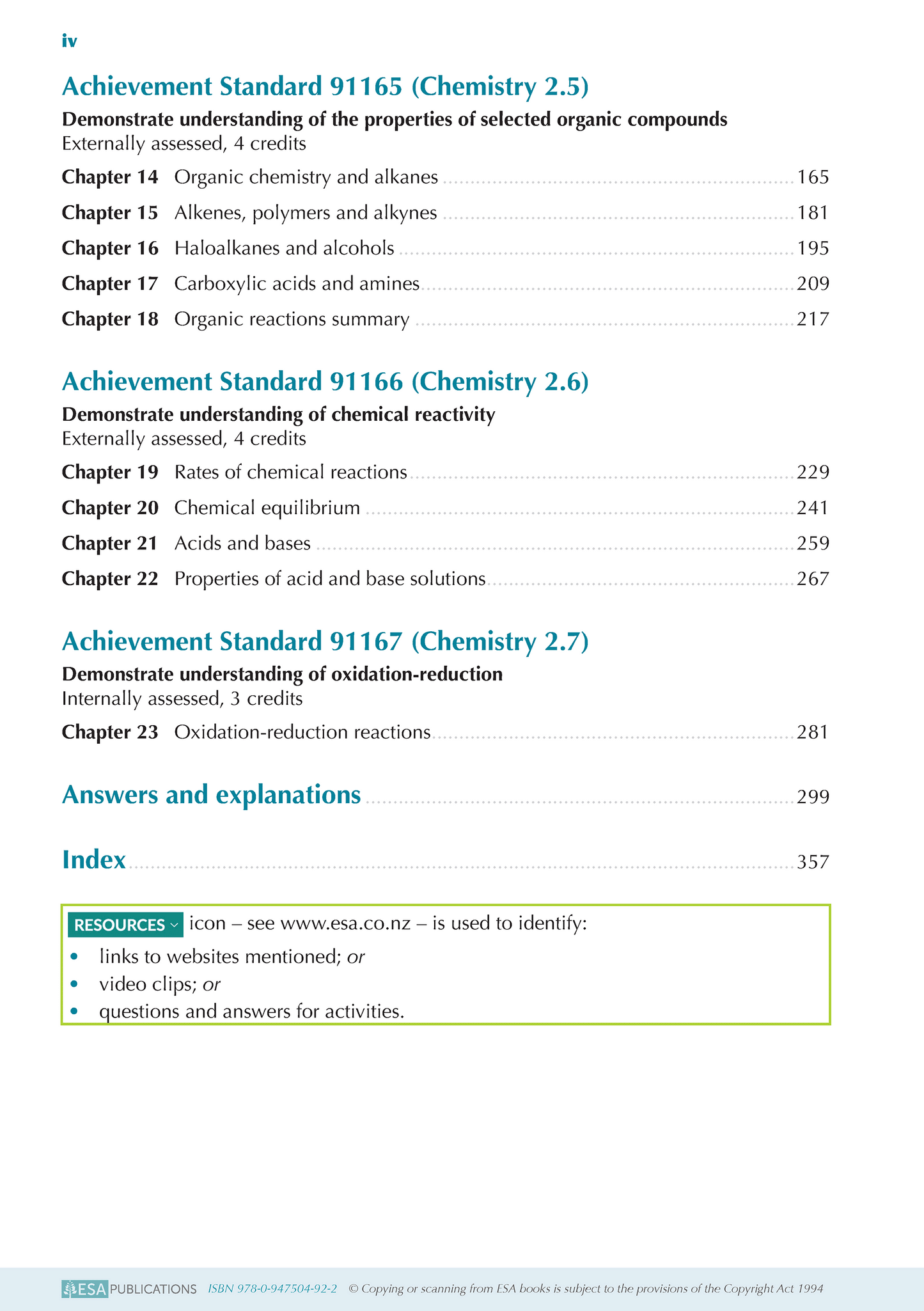 Level 2 Chemistry ESA Study Guide