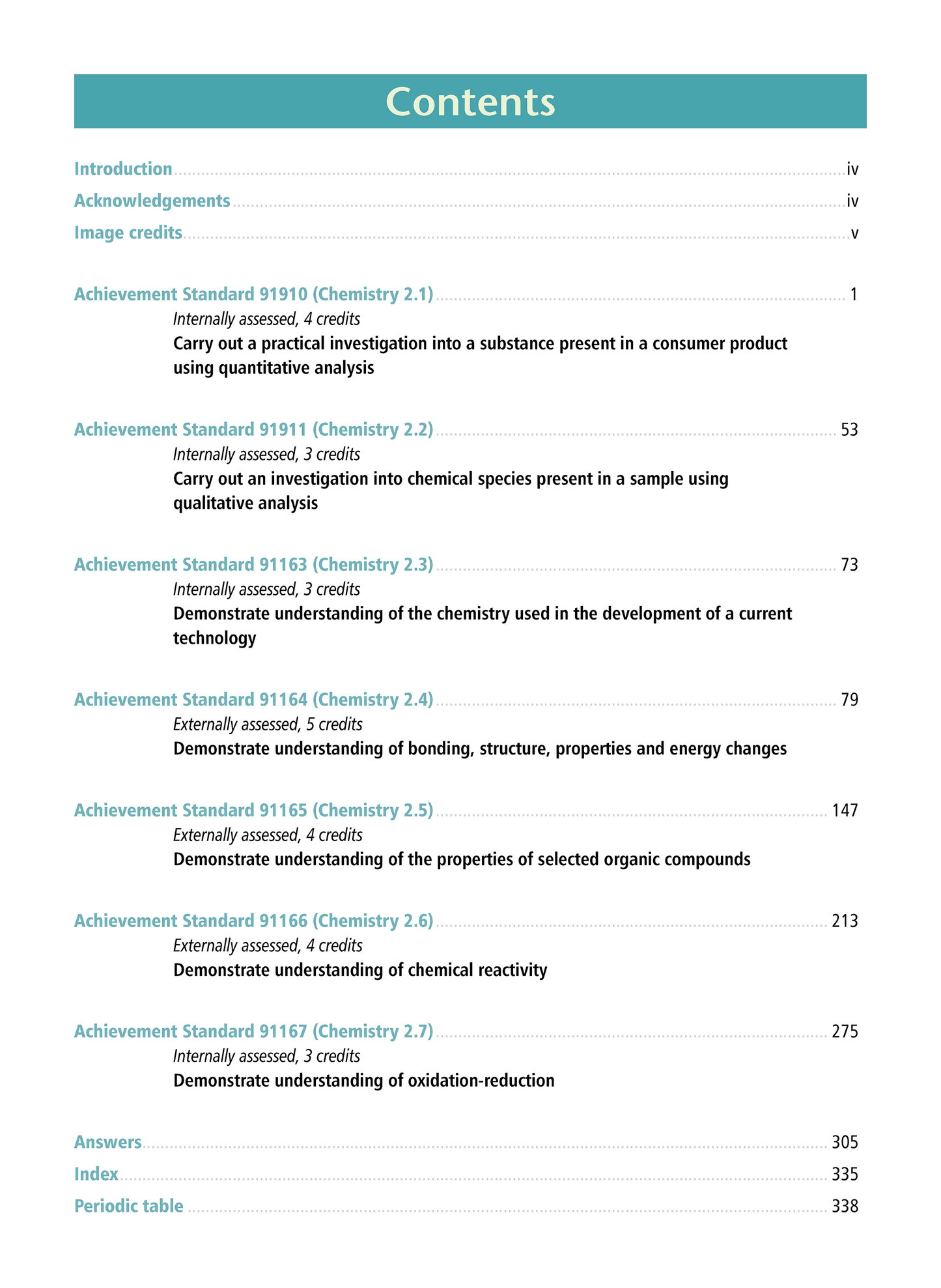 Level 2 Chemistry Learning Workbook