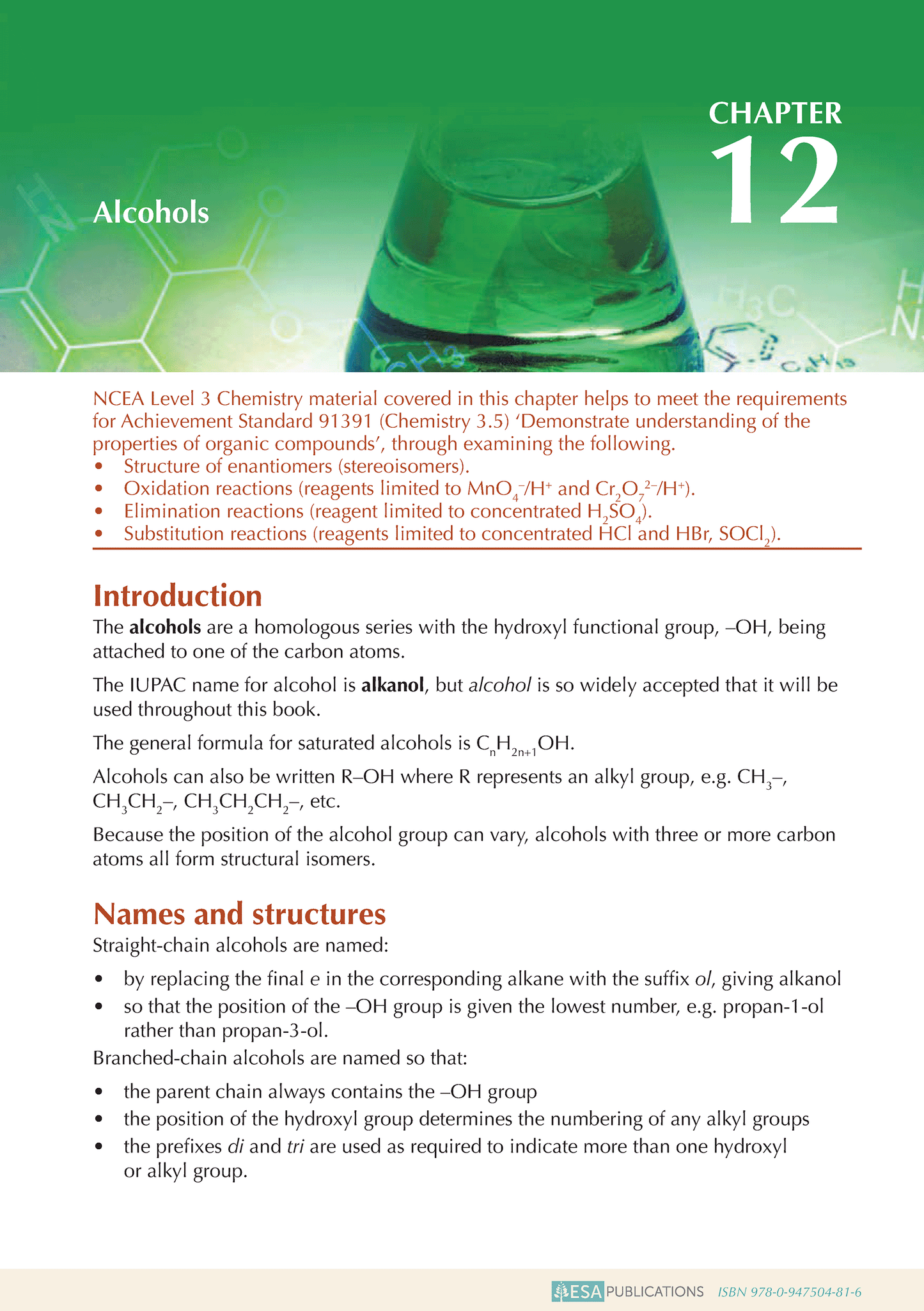 Level 3 Chemistry ESA Study Guide