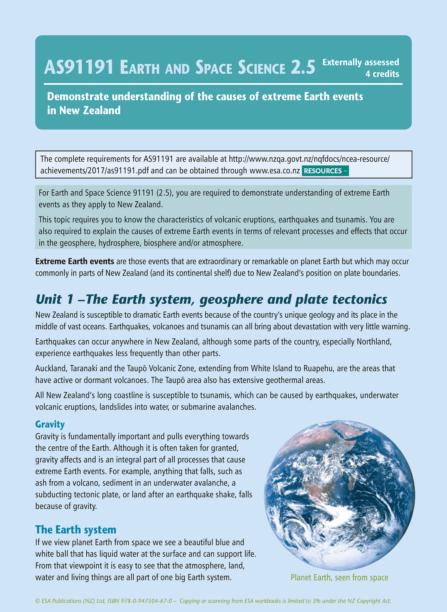 Level 2 Earth and Space Science Learning Workbook