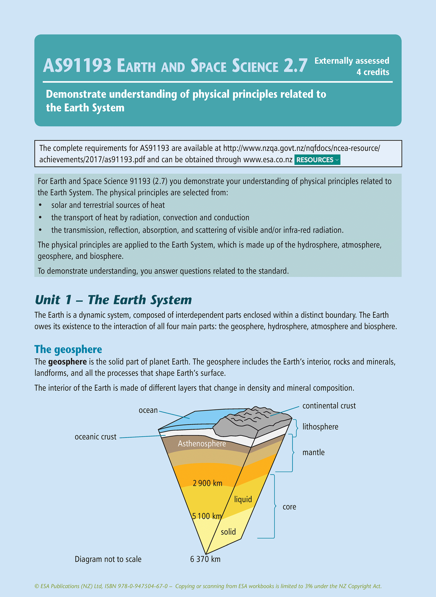 Level 2 Earth and Space Science Learning Workbook