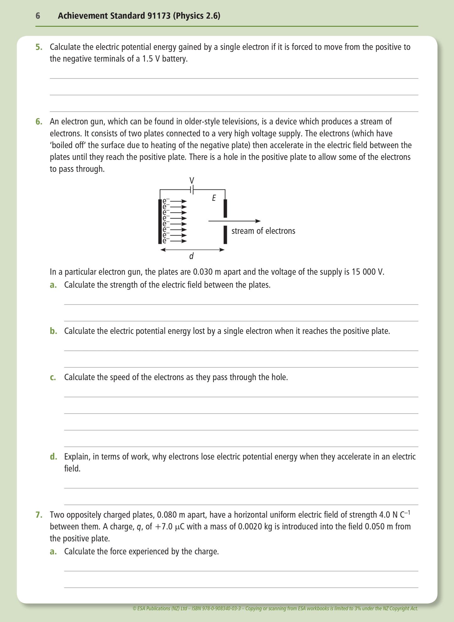 Level 2 Electricity and Electromagnetism 2.6 Learning Workbook