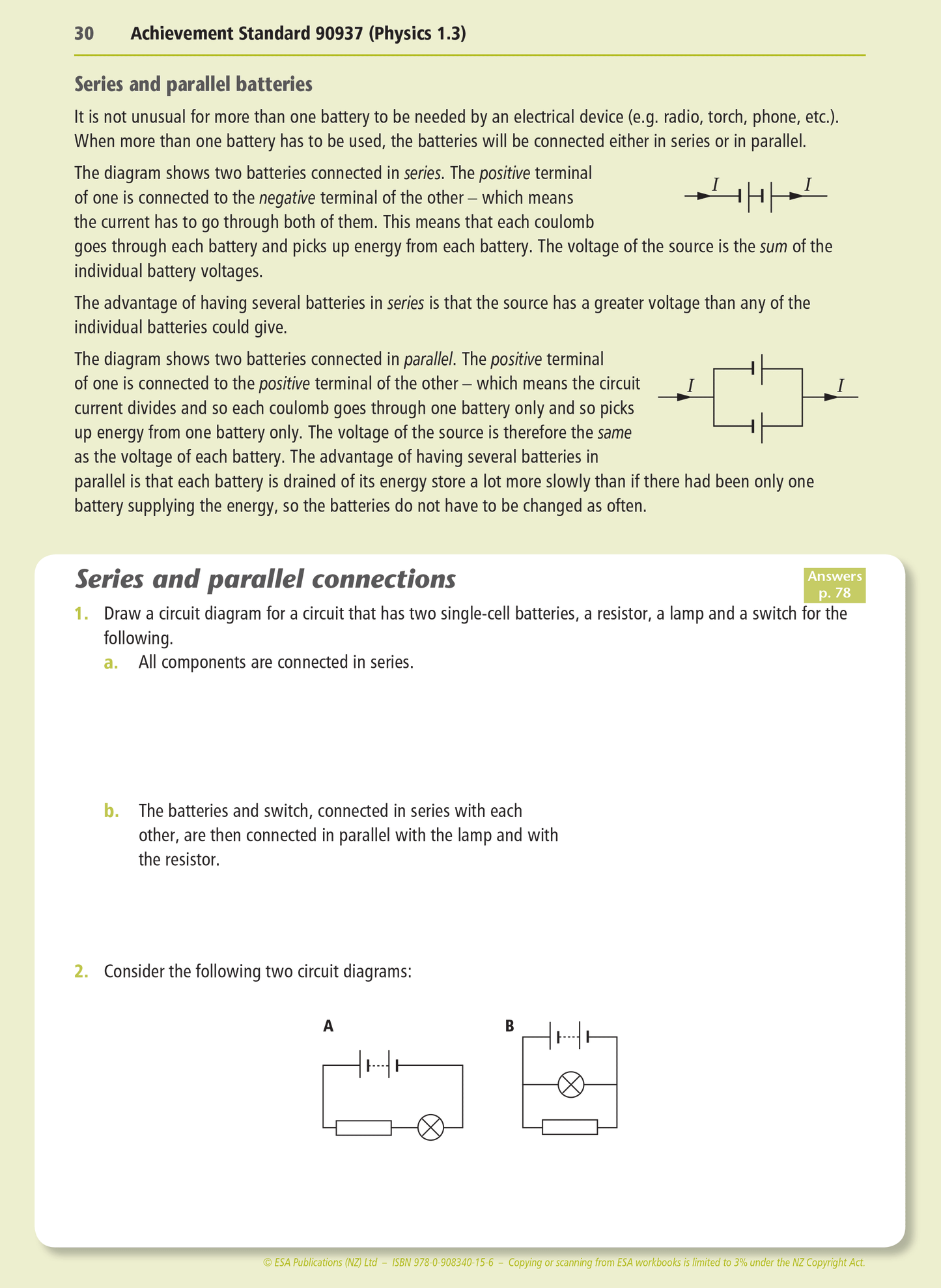 Level 1 Electricity and Magnetism 1.3 Learning Workbook