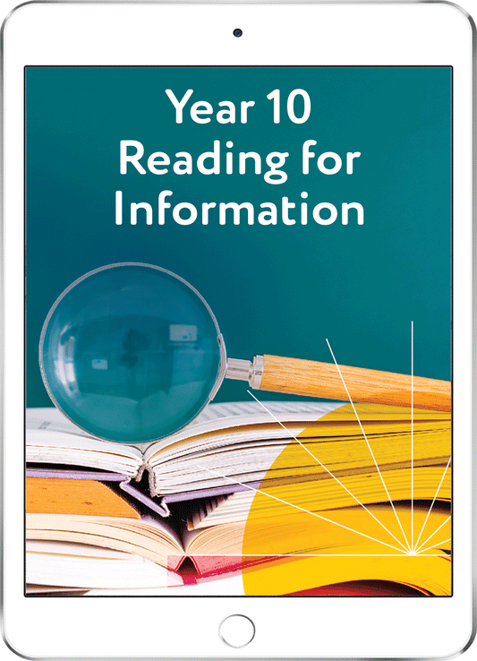 Year 10 Reading for Information