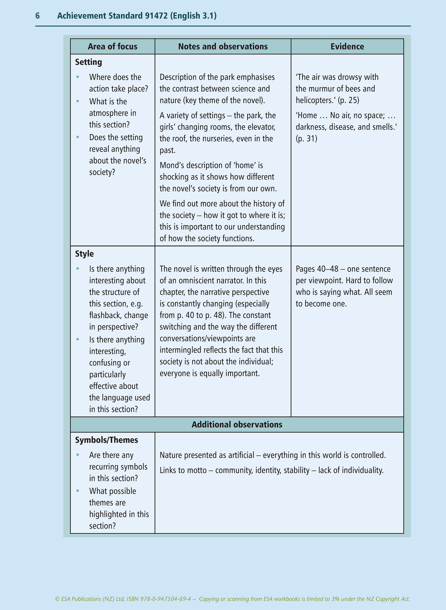 Level 3 Response to Written Texts 3.1 Learning Workbook