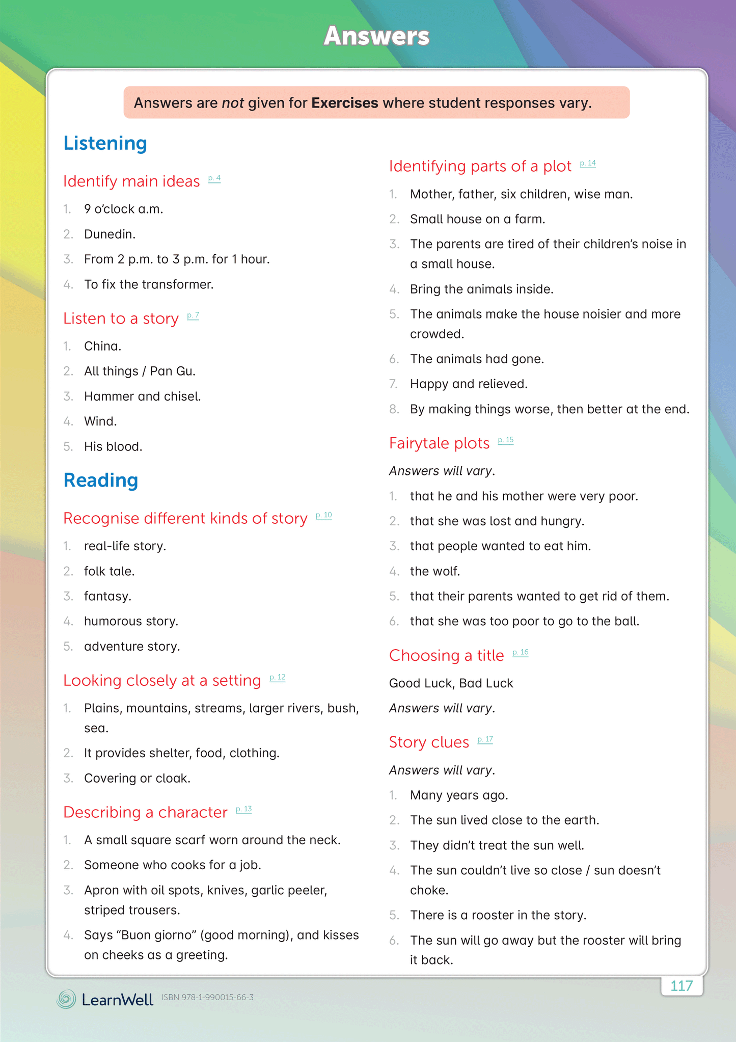 Year 4 English Start Right Workbook