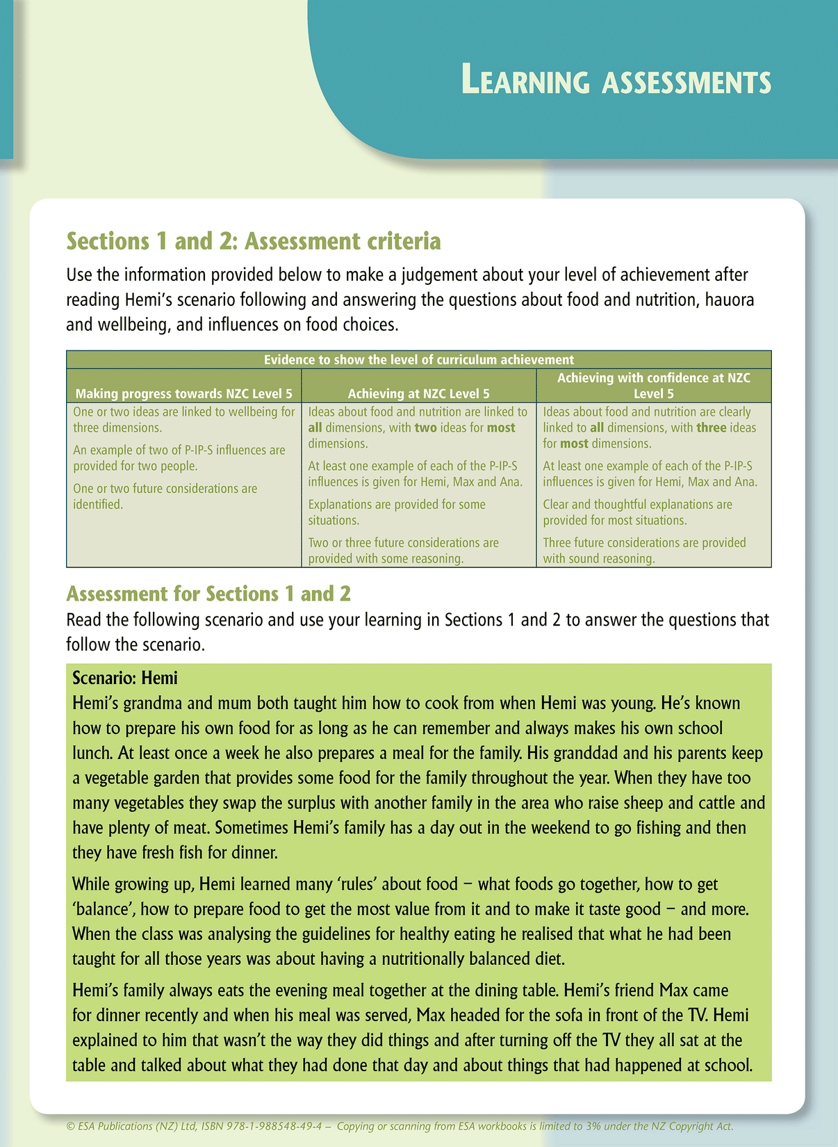 Level 5 Food, Nutrition and Wellbeing Learning Workbook LearnWell
