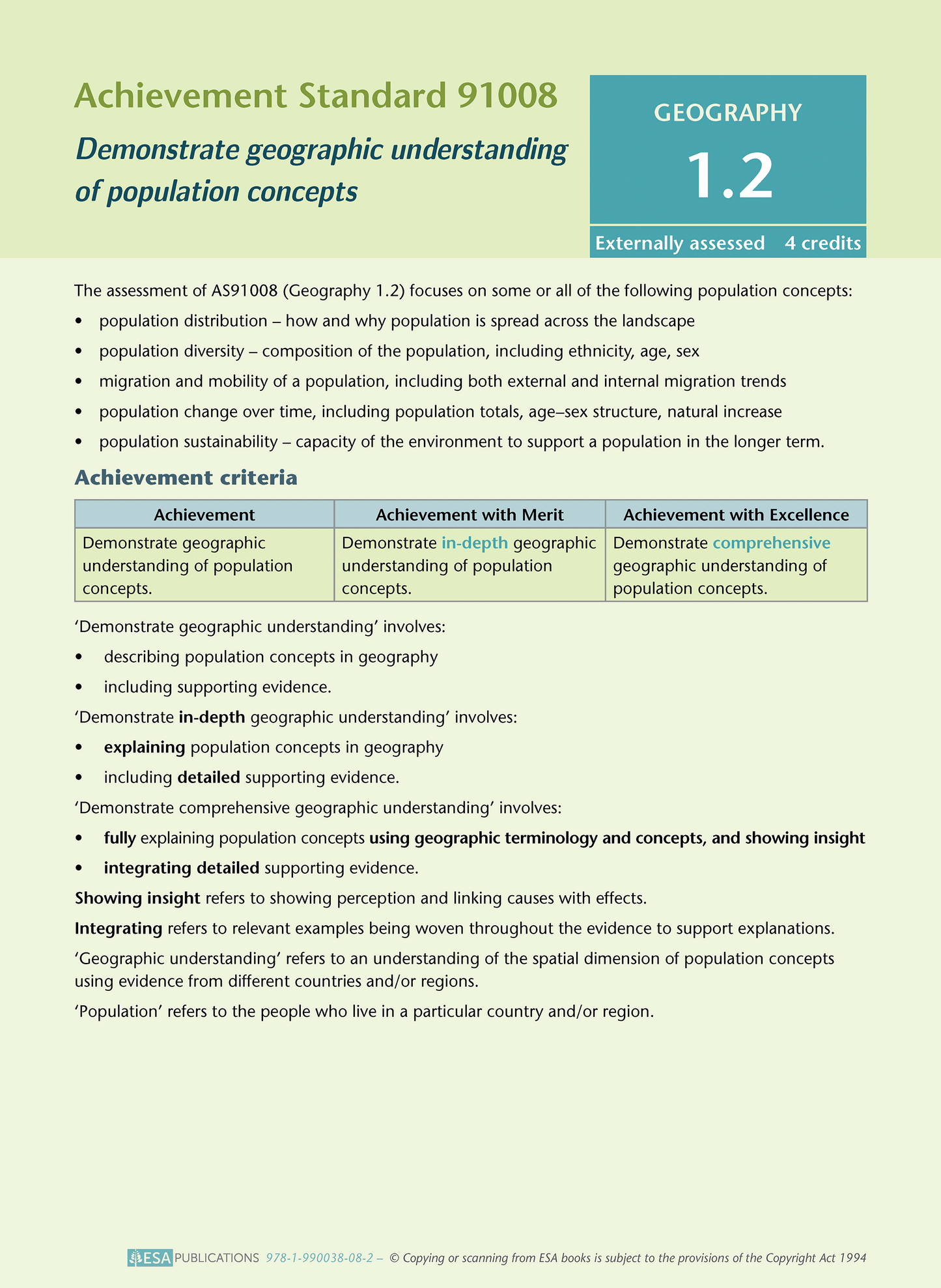 Level 1 Geography AME Workbook