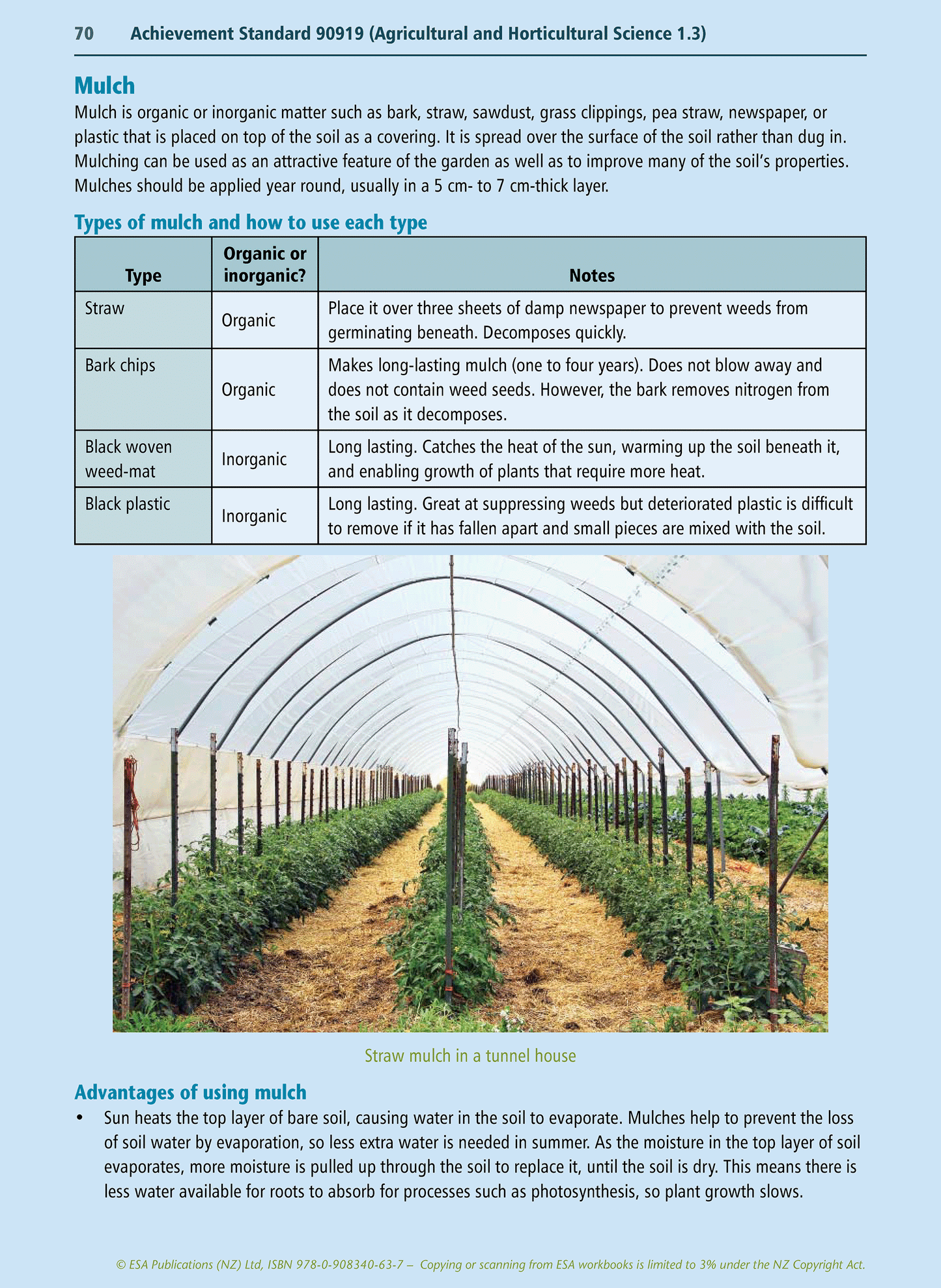 Level 1 Horticulture Learning Workbook