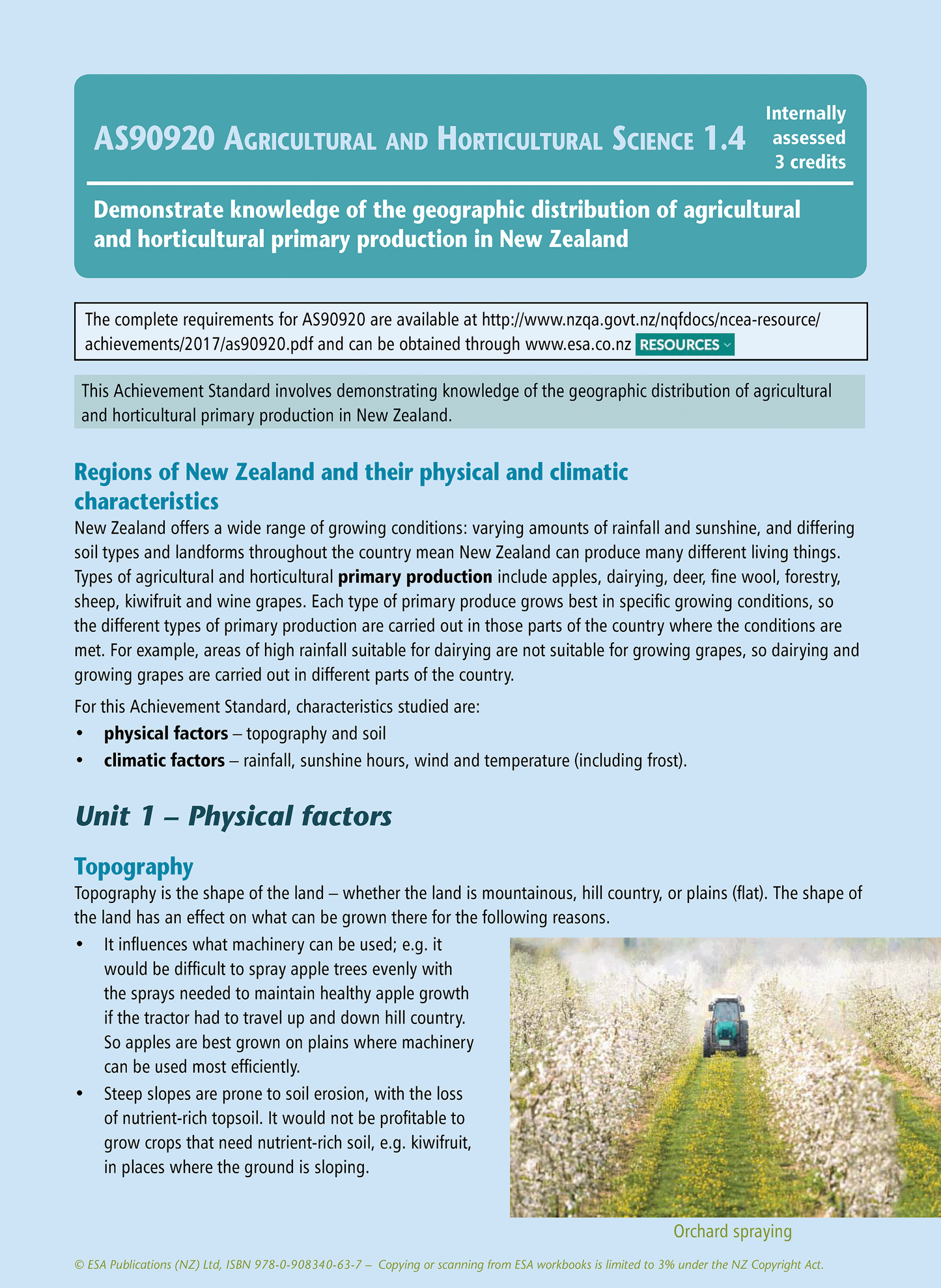 Level 1 Horticulture Learning Workbook