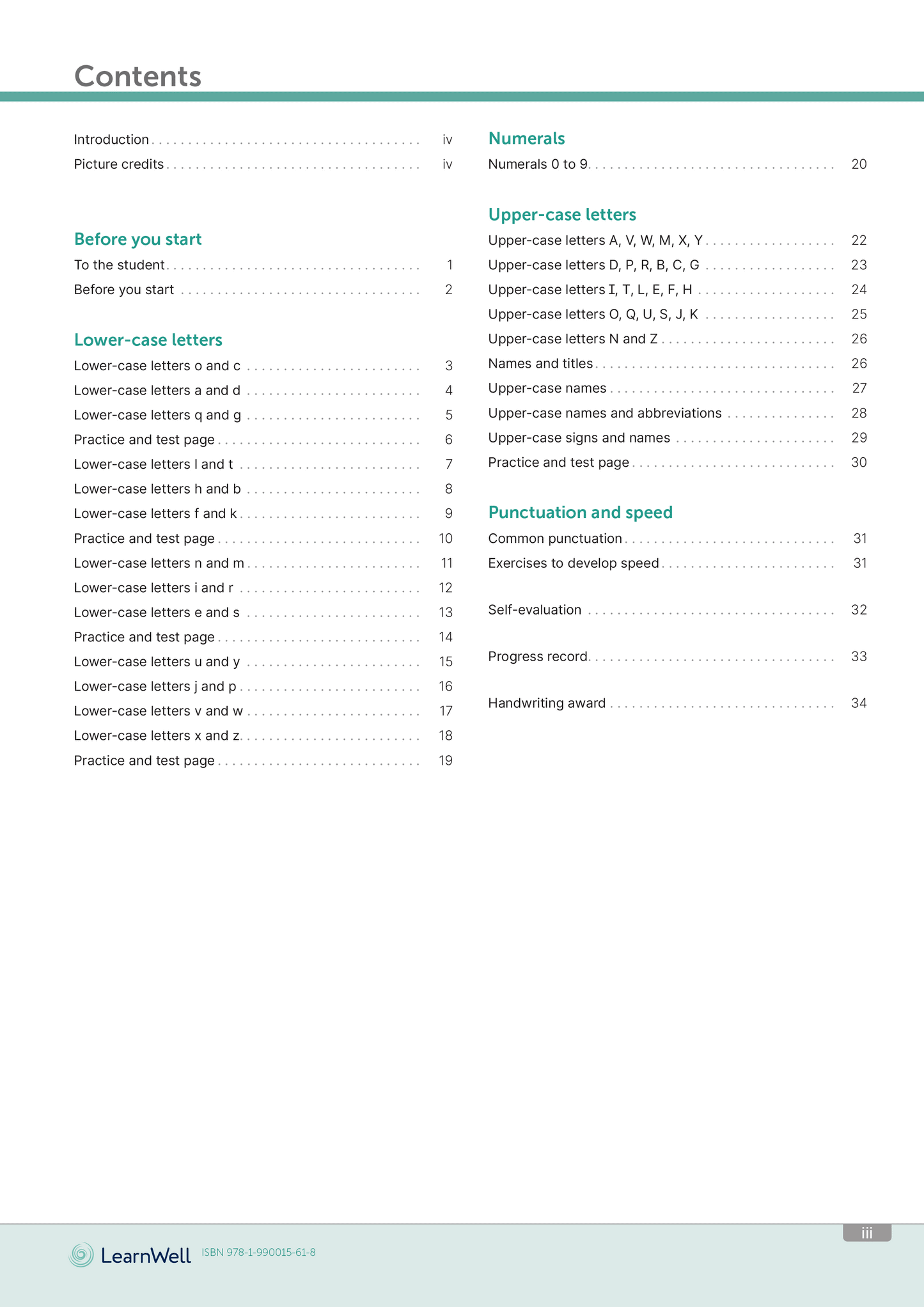 Junior Handwriting Start Right Workbook