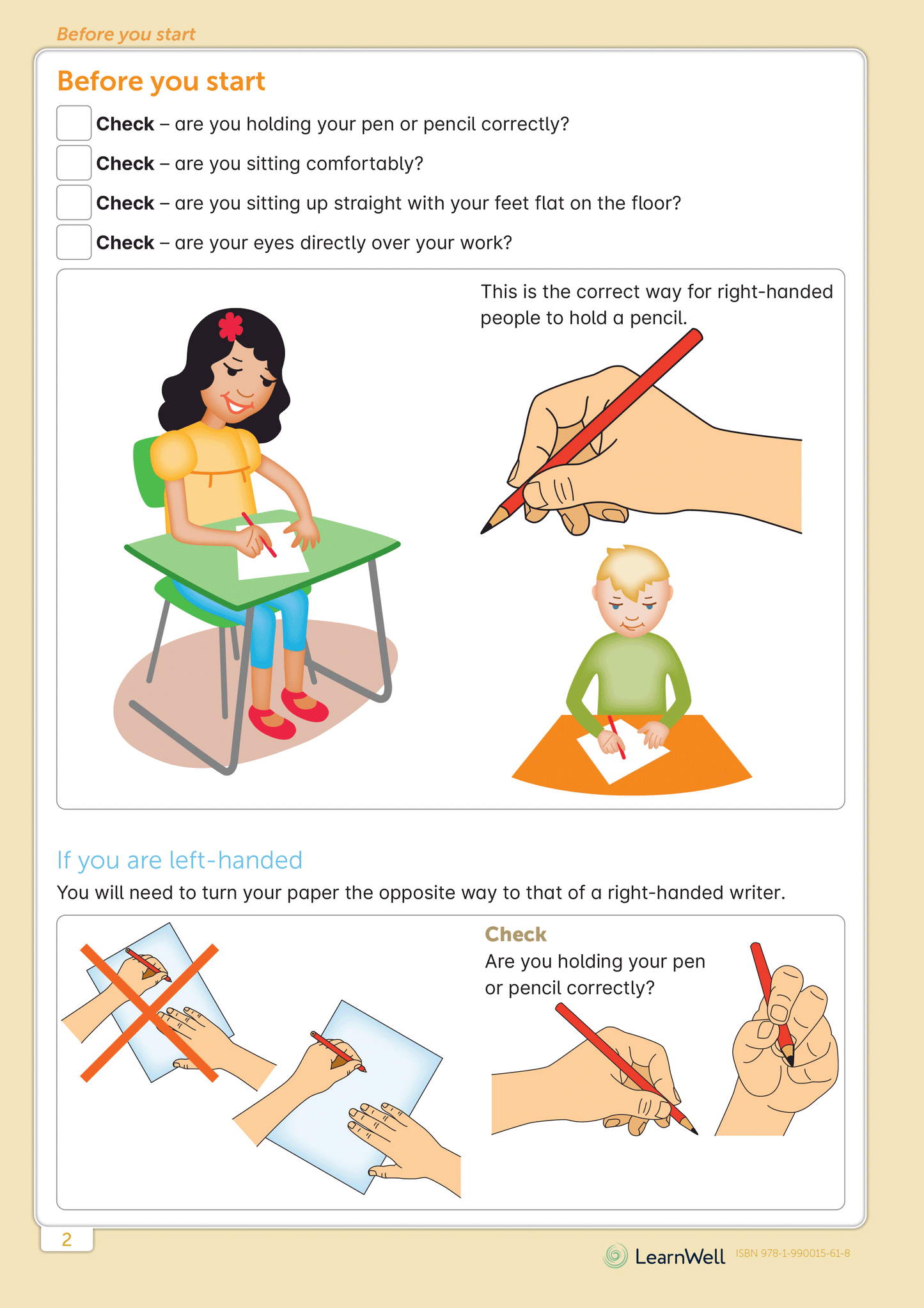 Junior Handwriting Start Right Workbook