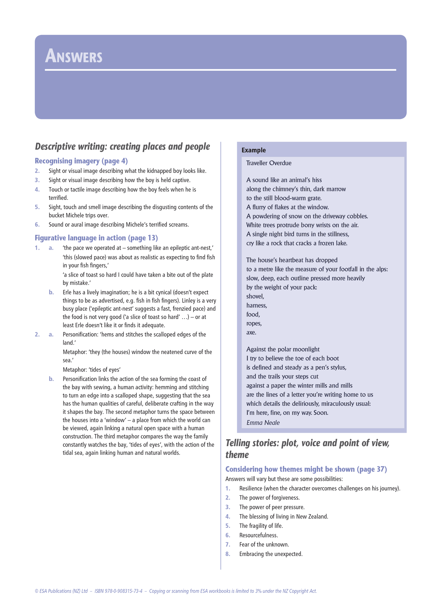 Level 1 Creative Writing 1.4 Learning Workbook