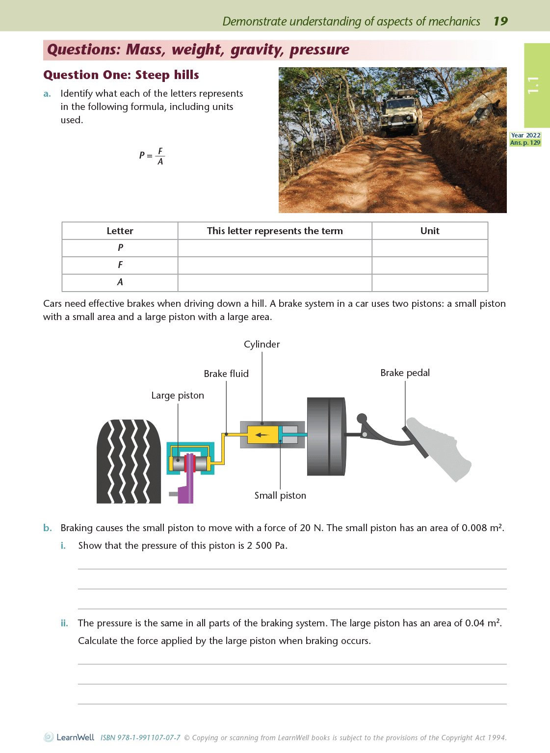 Level 1 Science AME Workbook