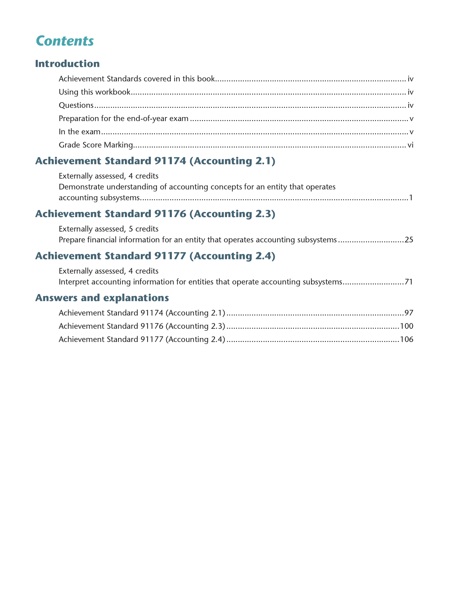 Level 2 Accounting AME Workbook