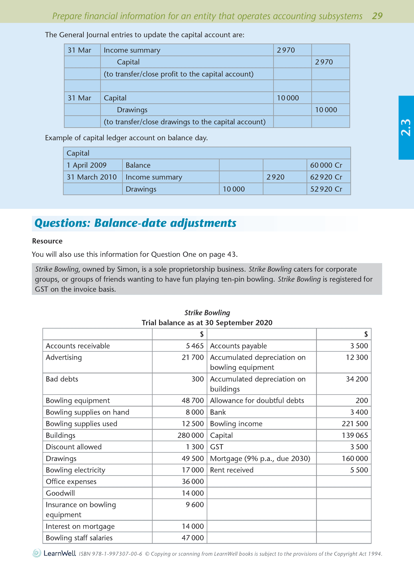 Level 2 Accounting AME Workbook