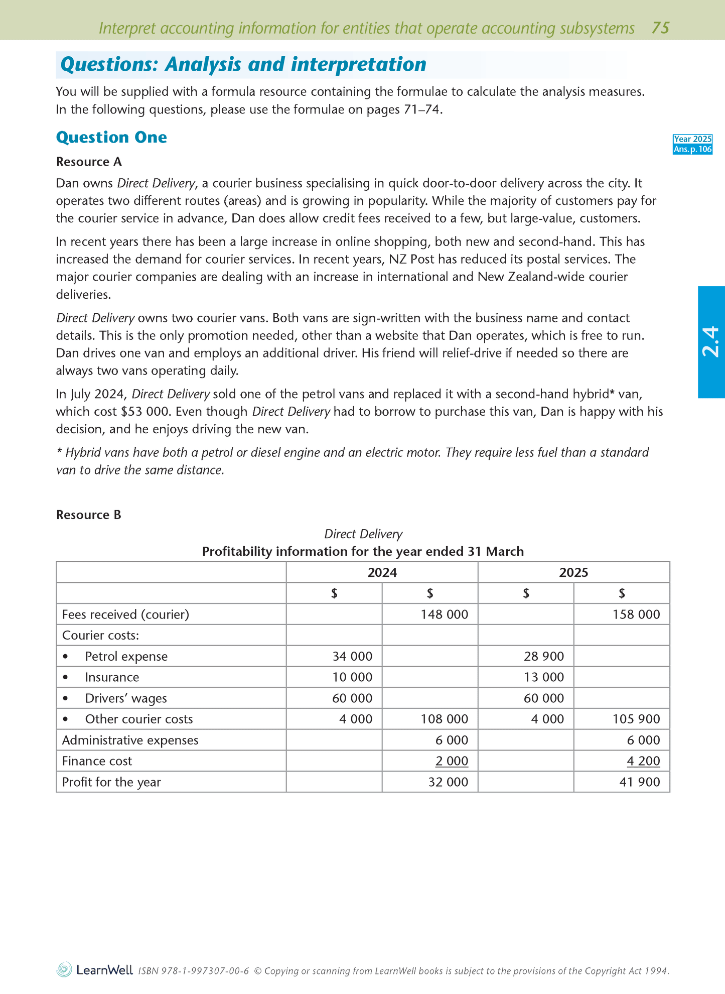 Level 2 Accounting AME Workbook