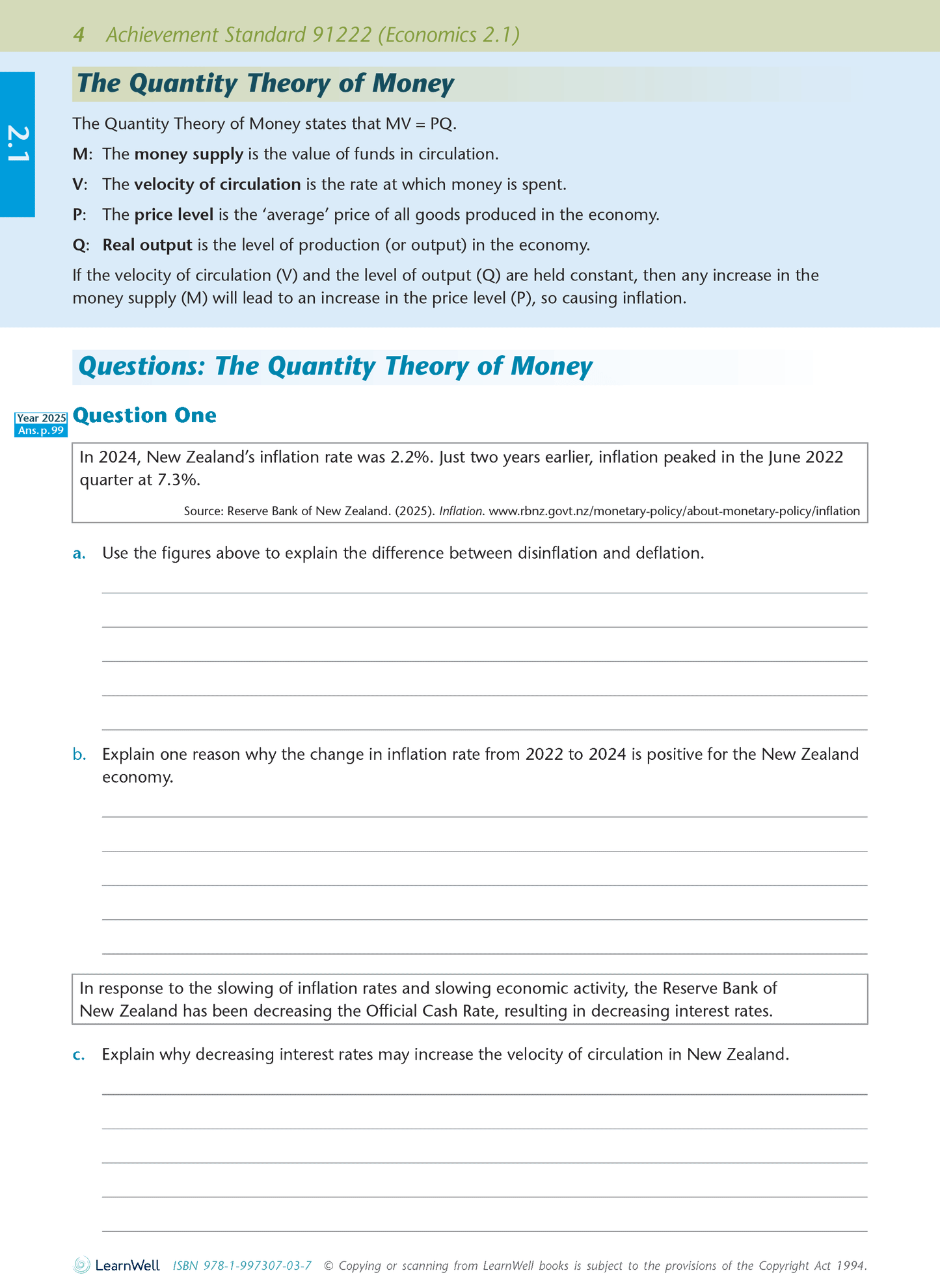 Level 2 Economics AME Workbook