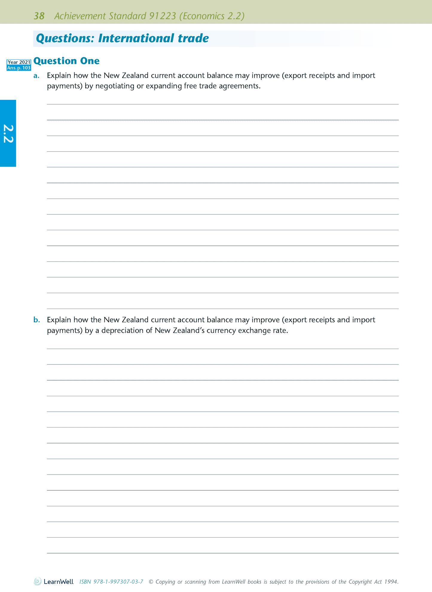 Level 2 Economics AME Workbook
