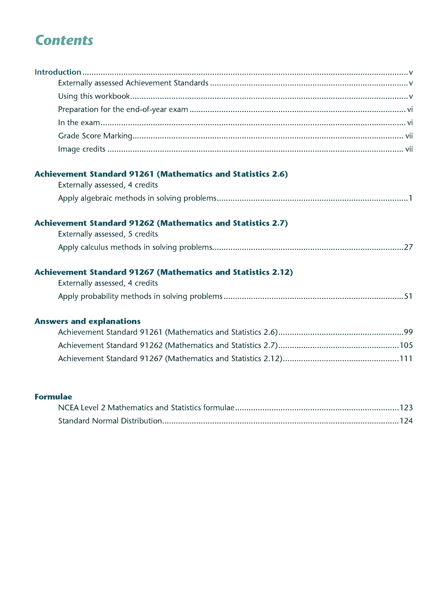 Level 2 Mathematics and Statistics AME Workbook