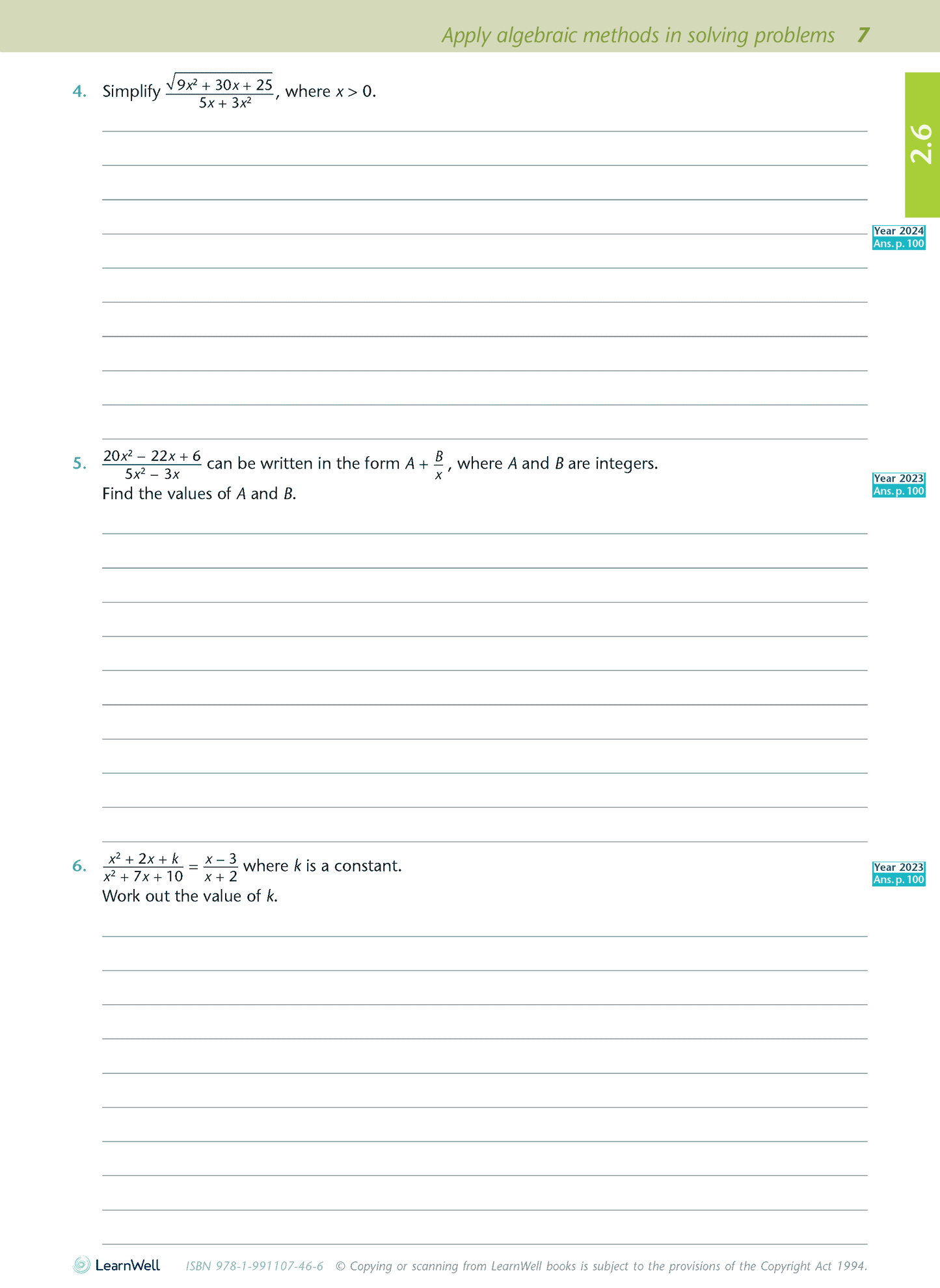 Level 2 Mathematics and Statistics AME Workbook