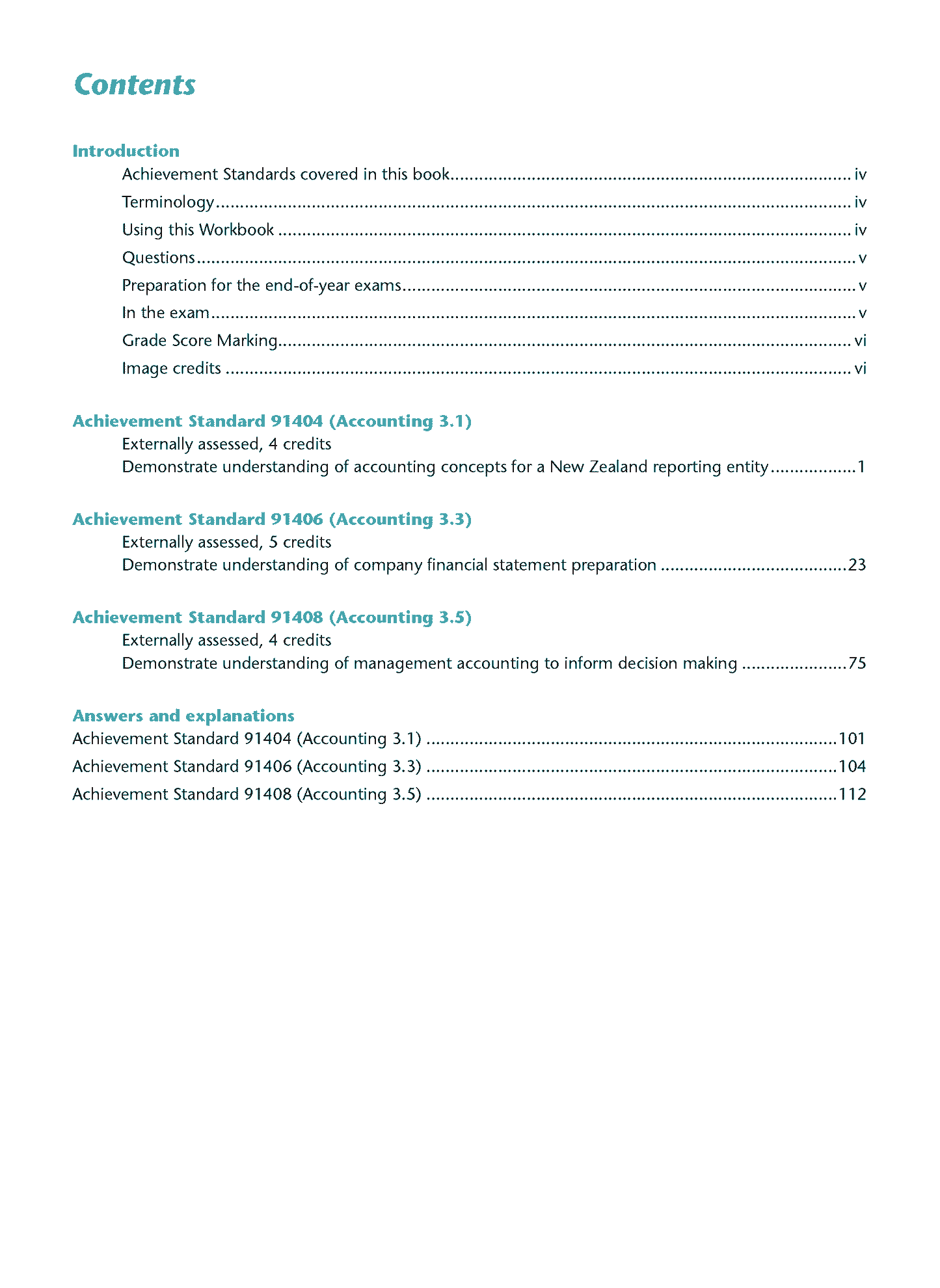 Level 3 Accounting AME Workbook