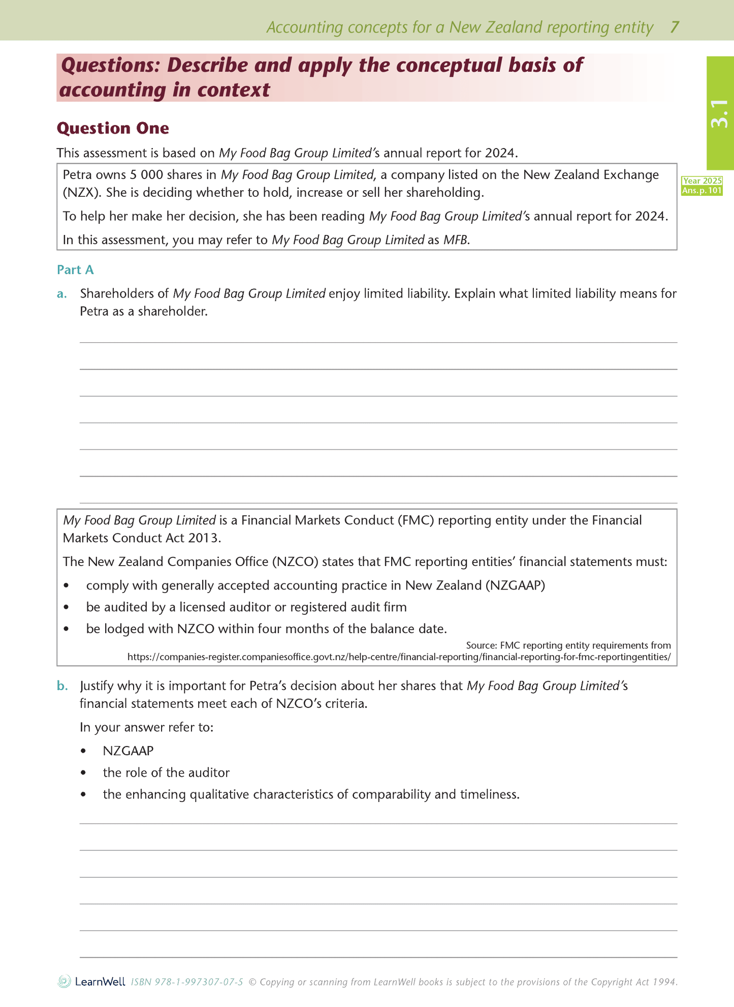 Level 3 Accounting AME Workbook