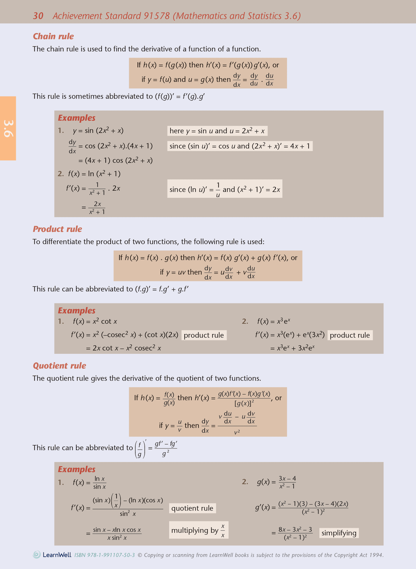 Level 3 Calculus AME Workbook