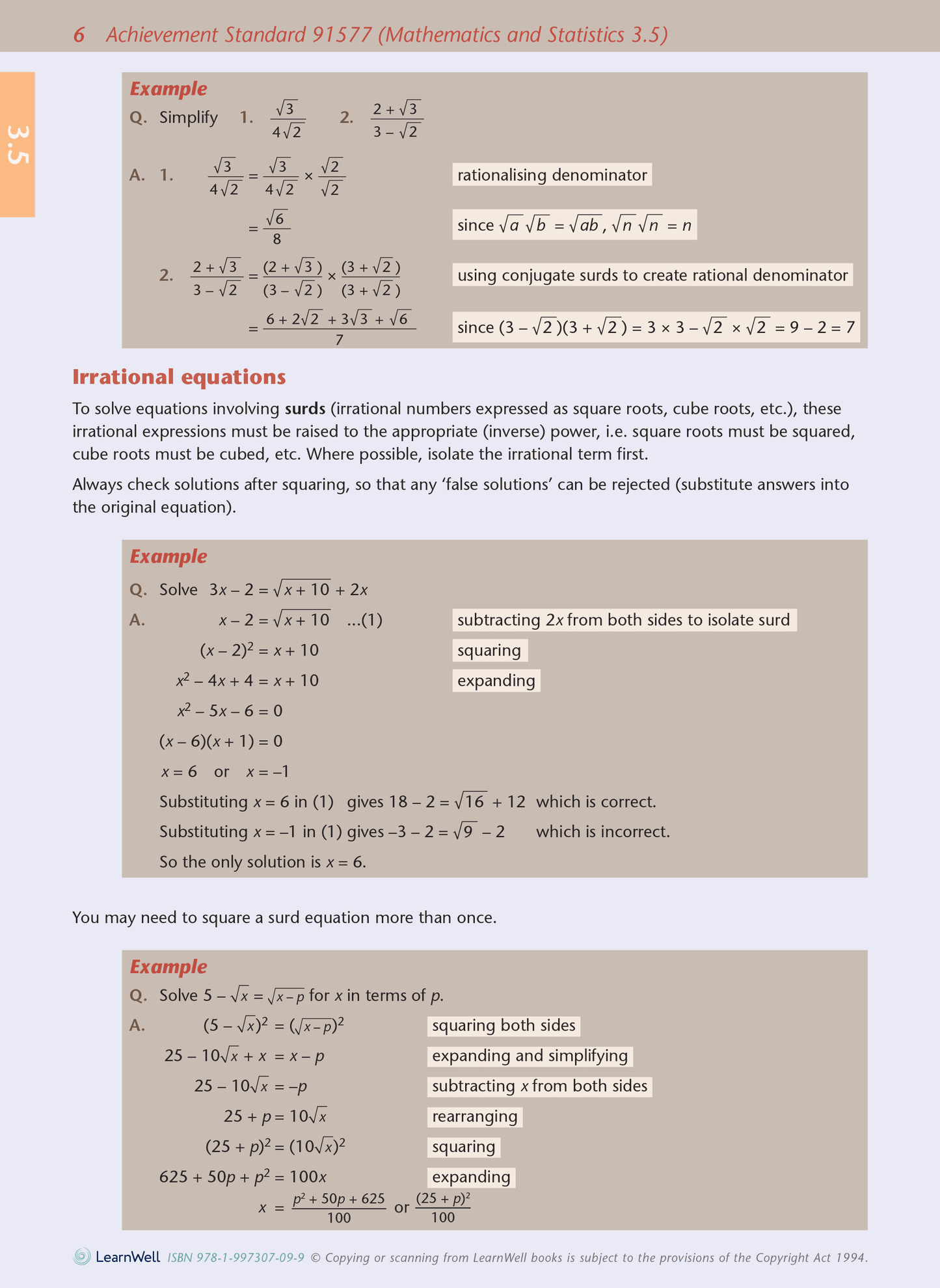 Level 3 Calculus AME Workbook