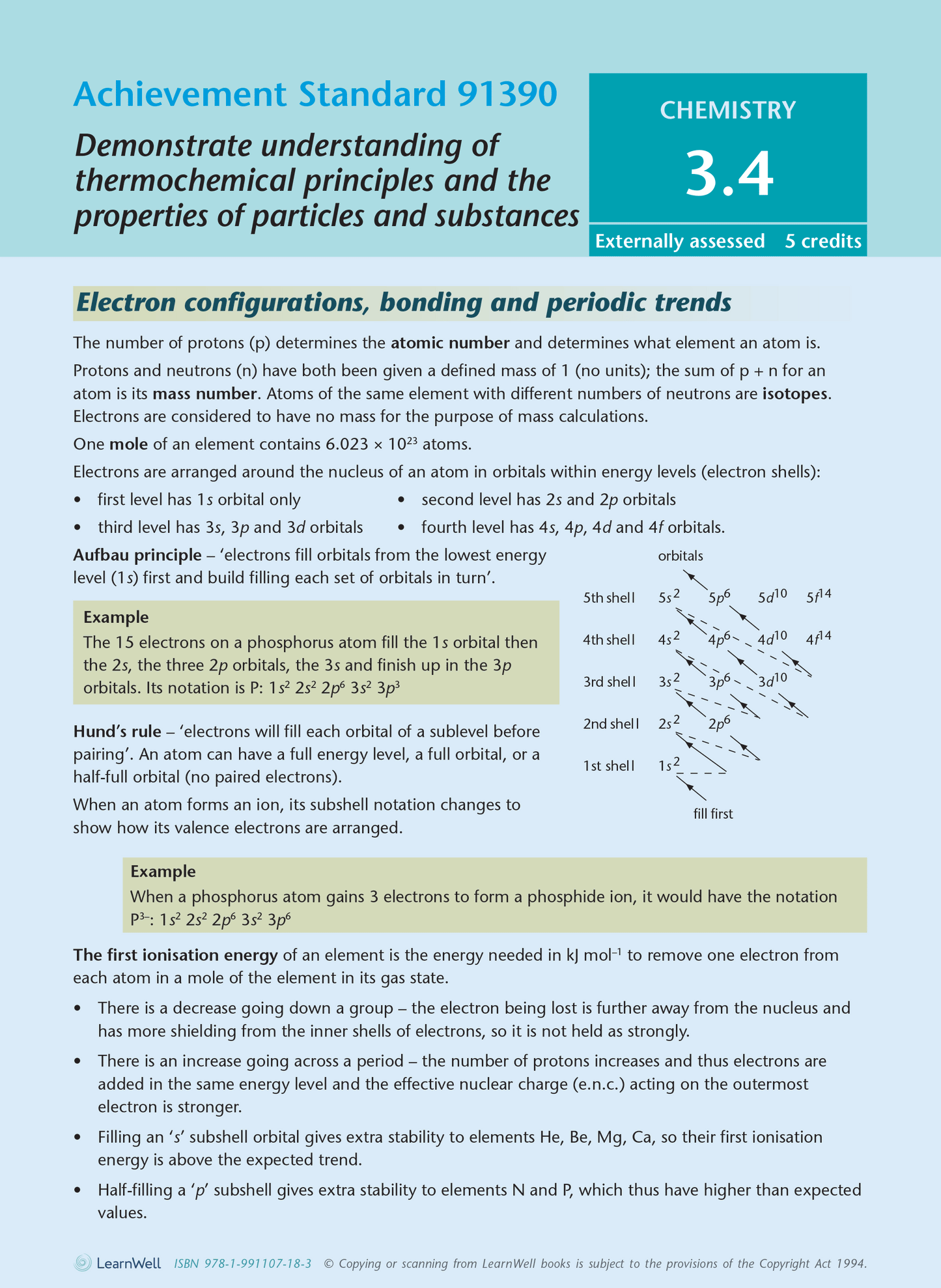 Level 3 Chemistry AME Workbook