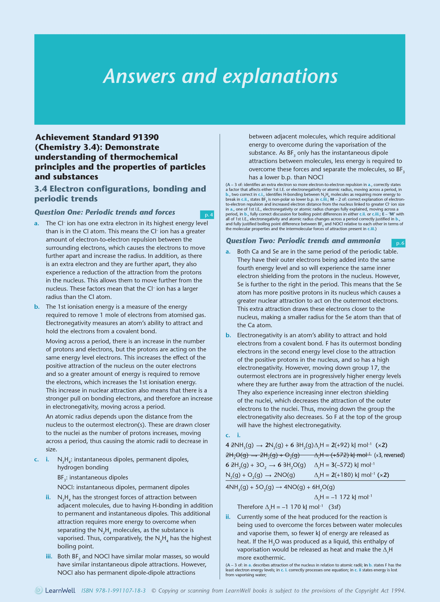 Level 3 Chemistry AME Workbook