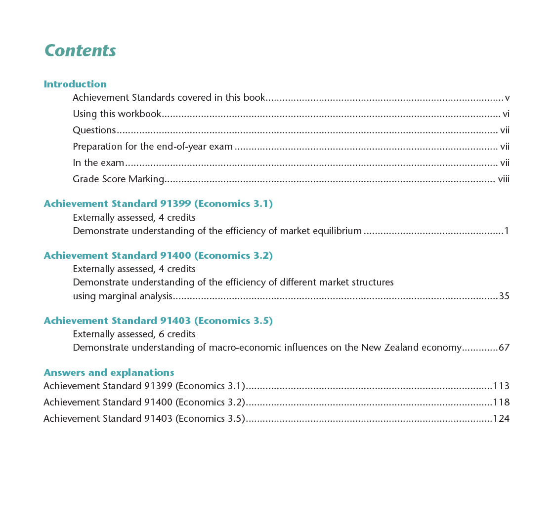 Level 3 Economics AME Workbook