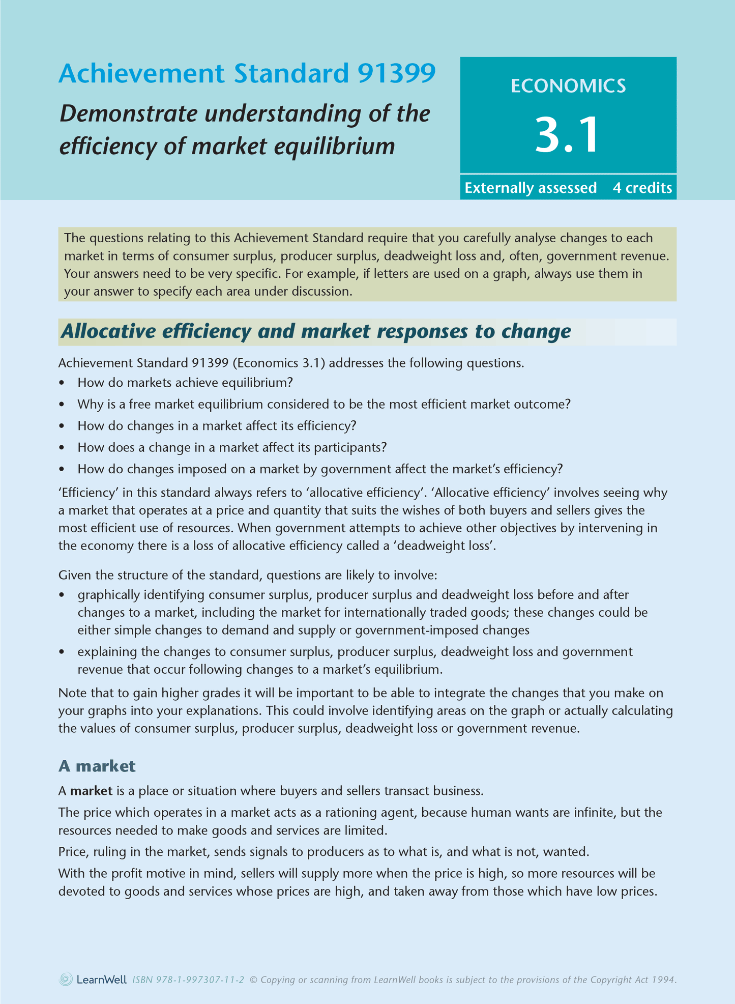Level 3 Economics AME Workbook