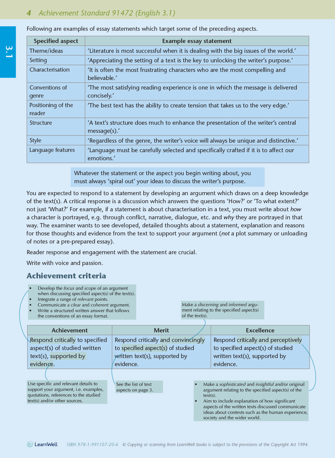 Level 3 English AME Workbook