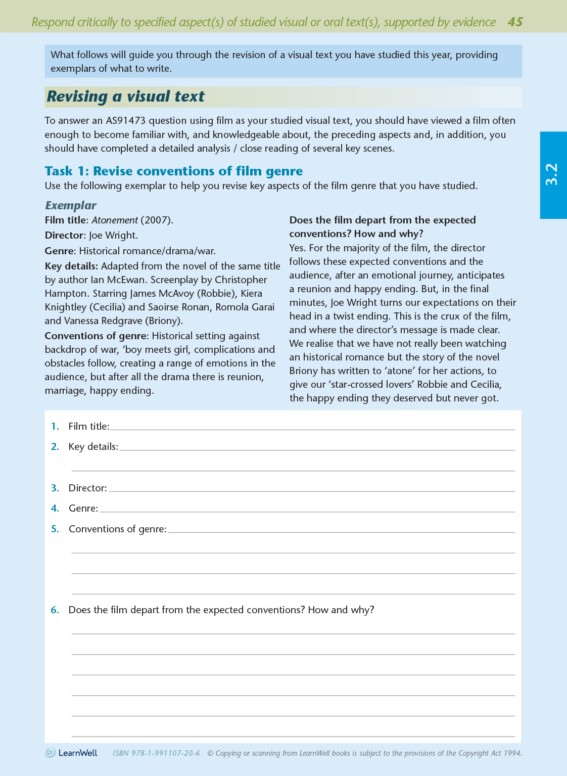 Level 3 English AME Workbook