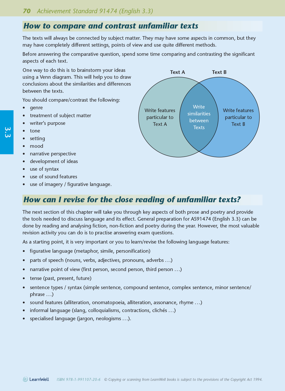 Level 3 English AME Workbook