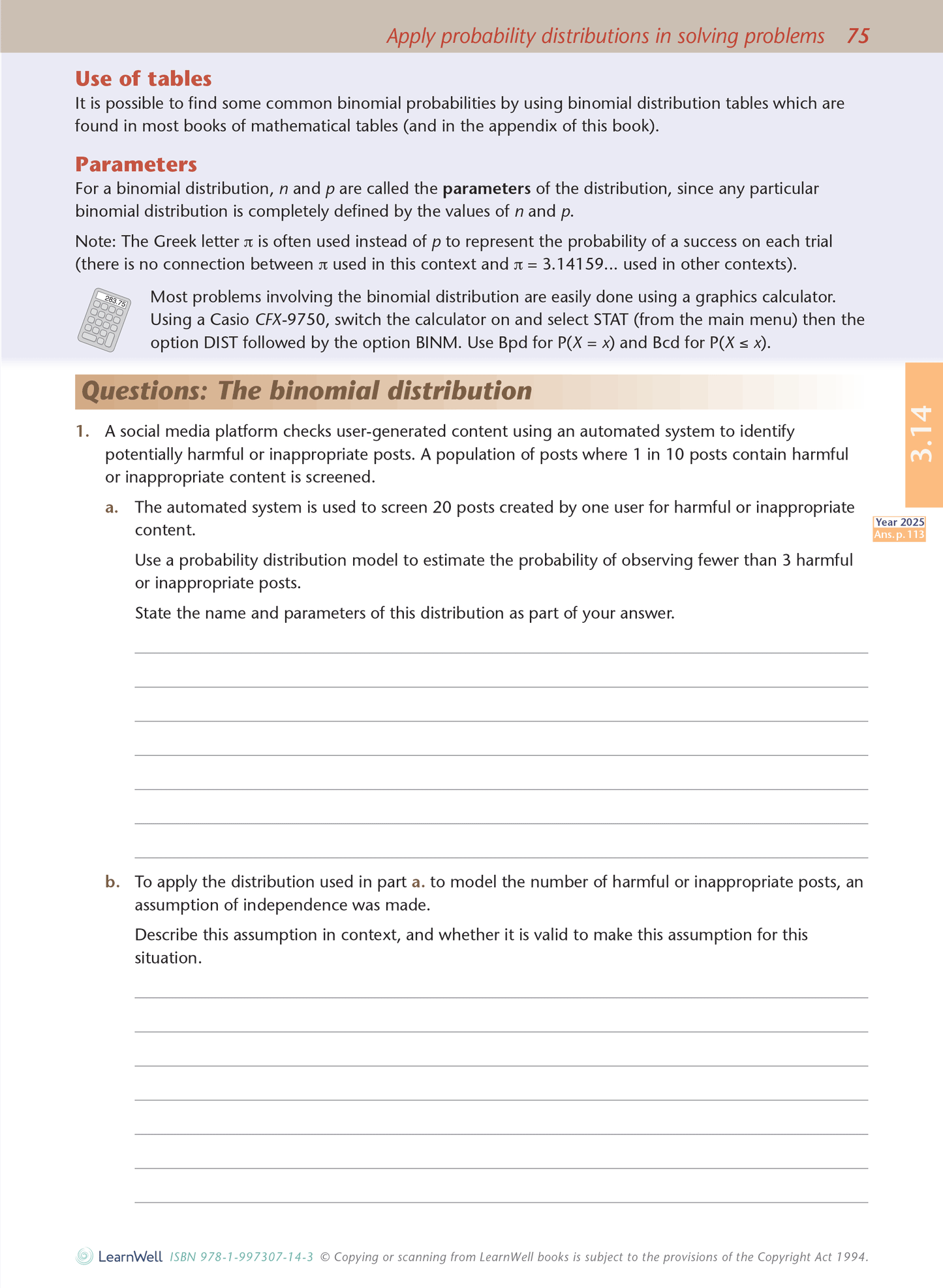 Level 3 Statistics AME Workbook