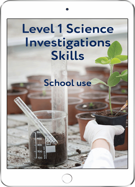 Level 1 Science Investigations Skills - School Use