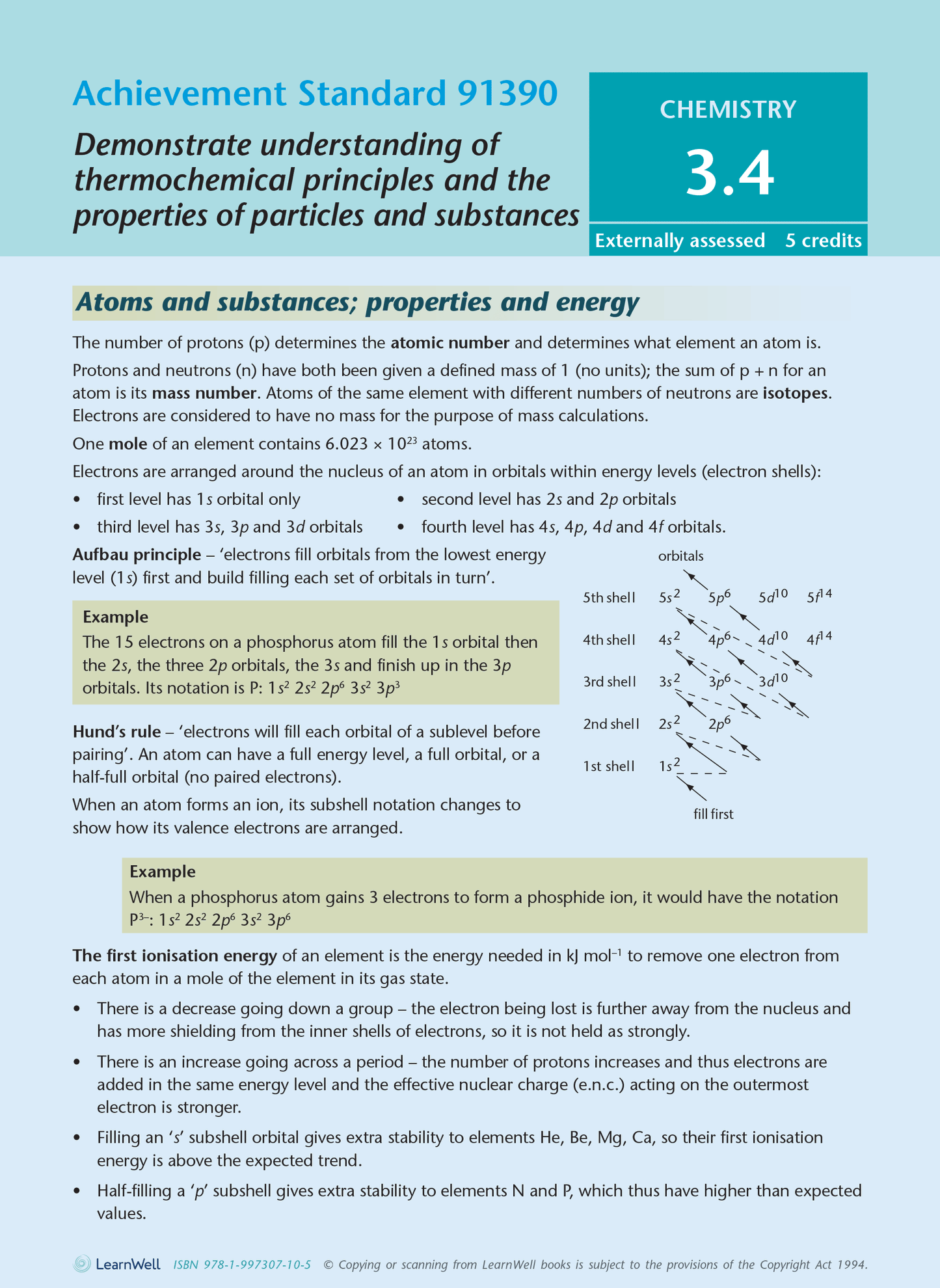 Level 3 Chemistry AME Workbook