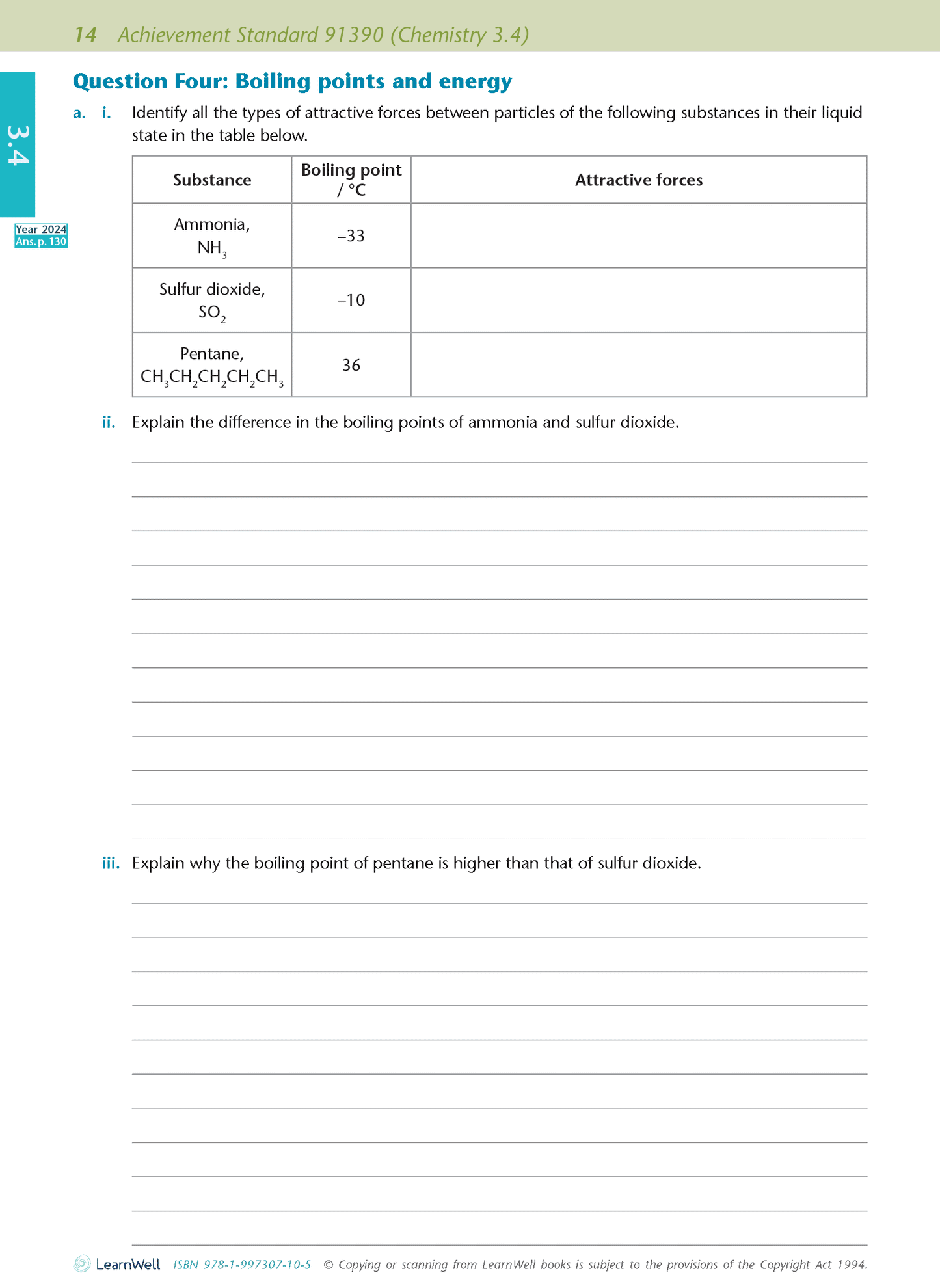 Level 3 Chemistry AME Workbook