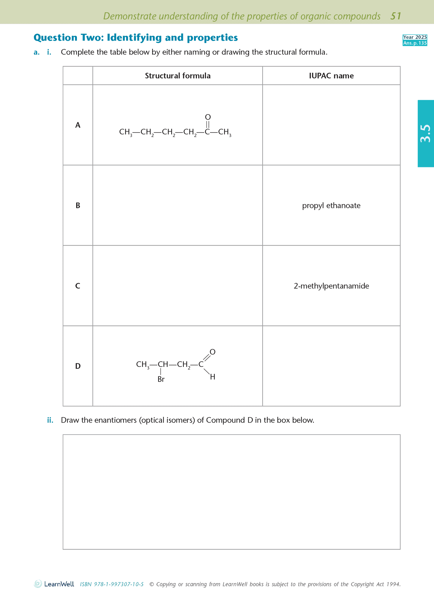 Level 3 Chemistry AME Workbook