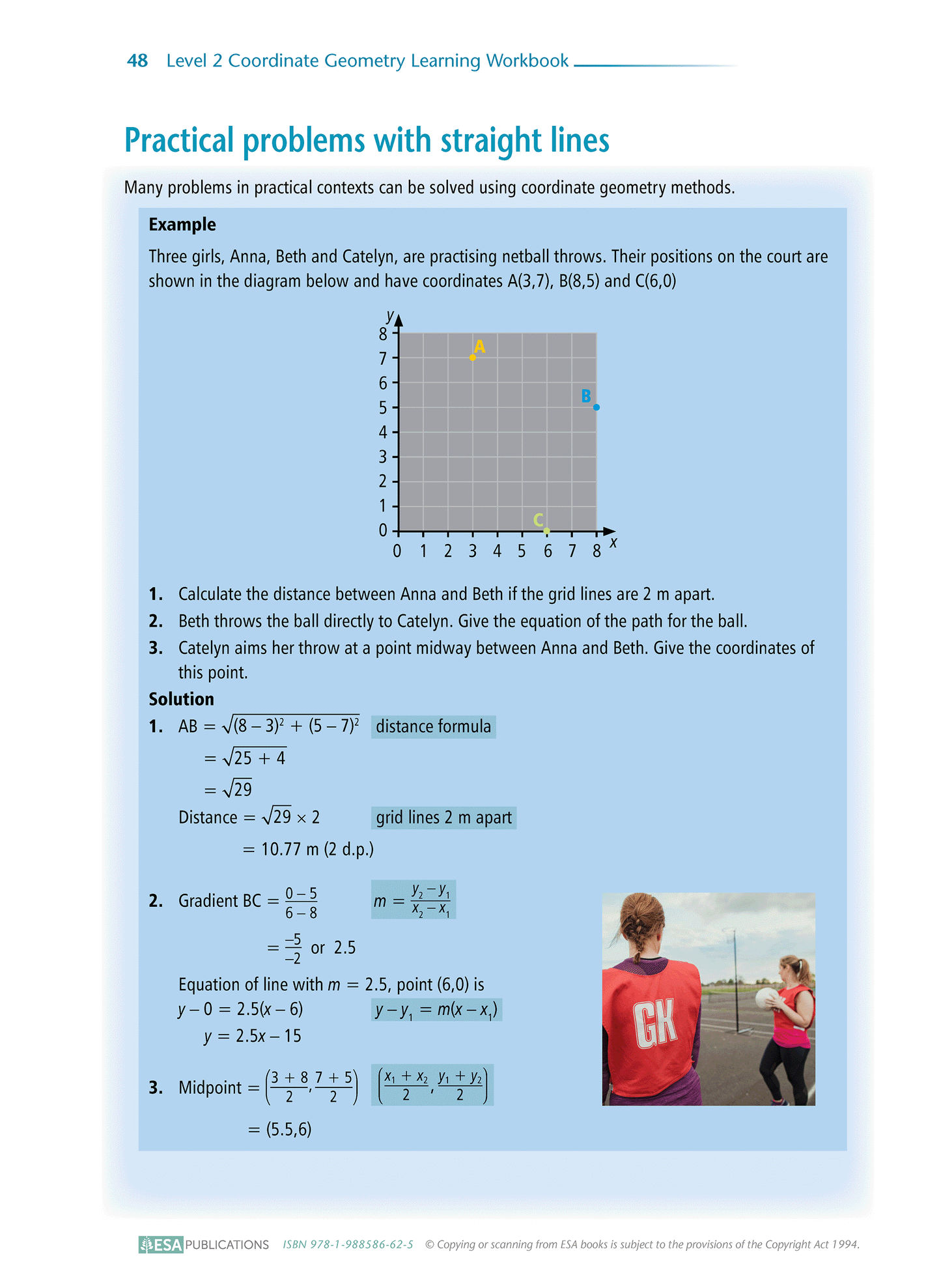 Level 2 Coordinate Geometry 2.1 Learning Workbook