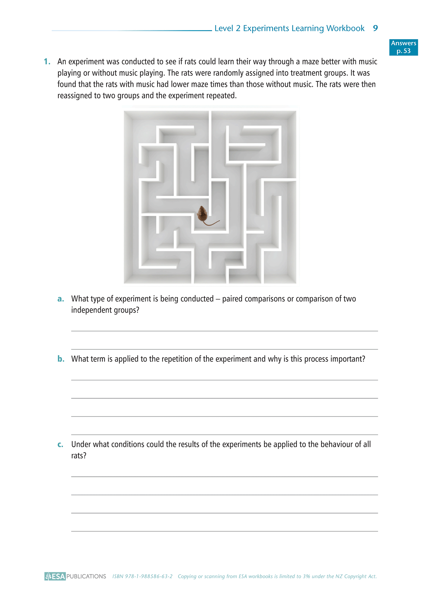 Level 2 Experiments 2.10 Learning Workbook