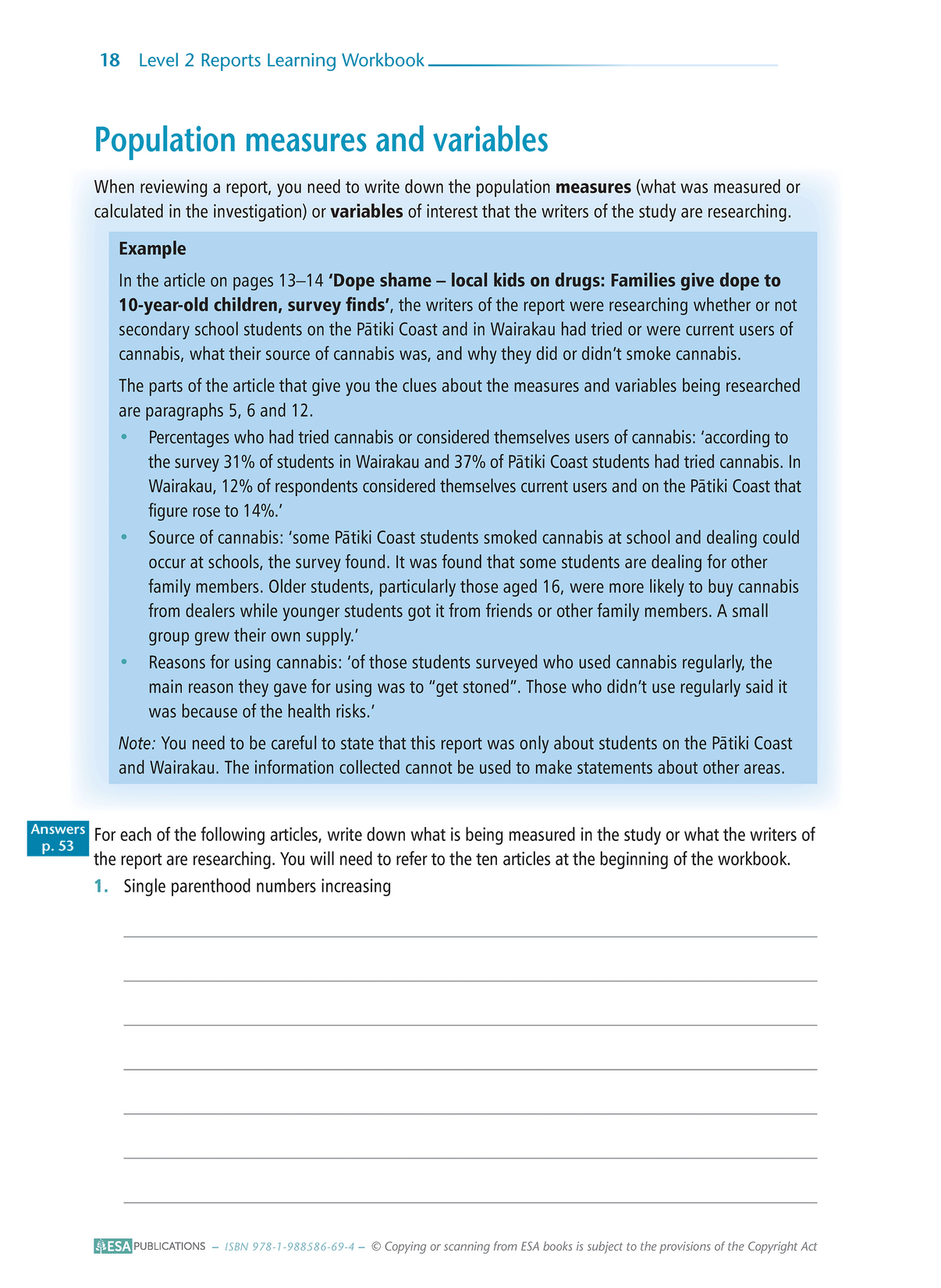 Level 2 Reports 2.11 Learning Workbook - LearnWell