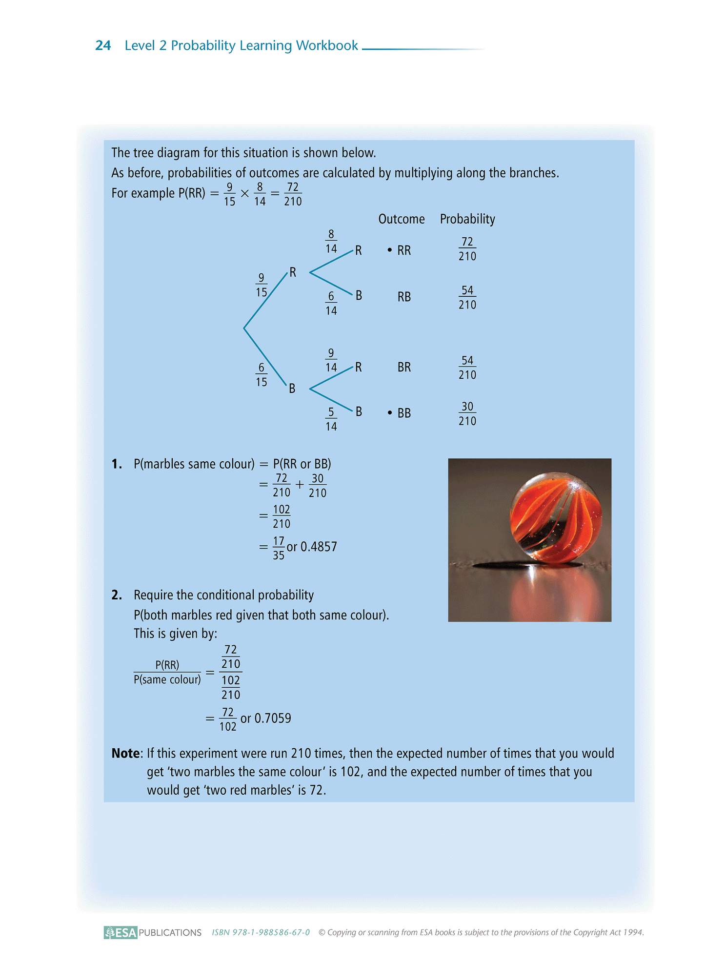 Level 2 Probability 2.12 Learning Workbook