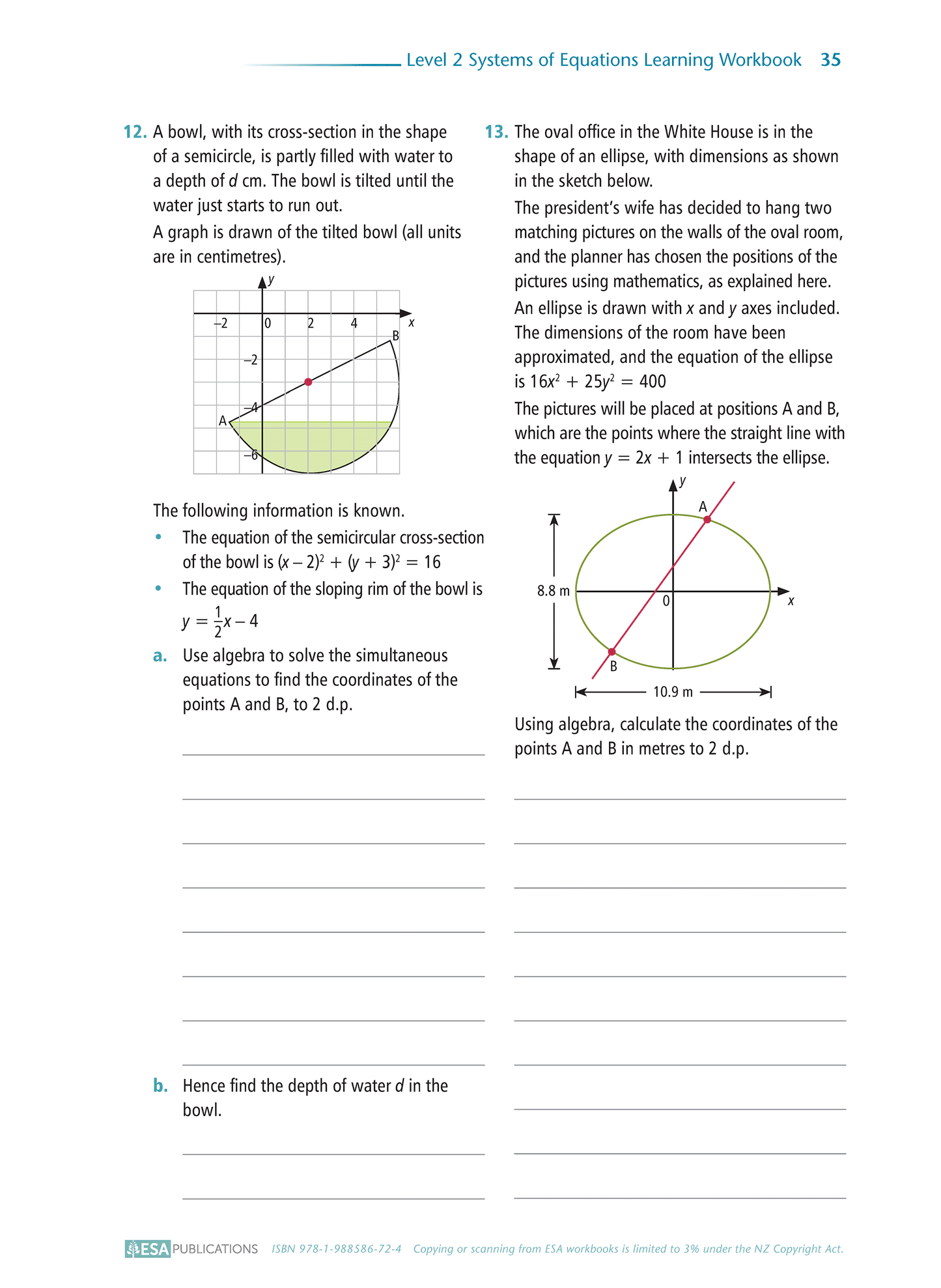 Level 2 Systems of Equations 2.14 Learning Workbook